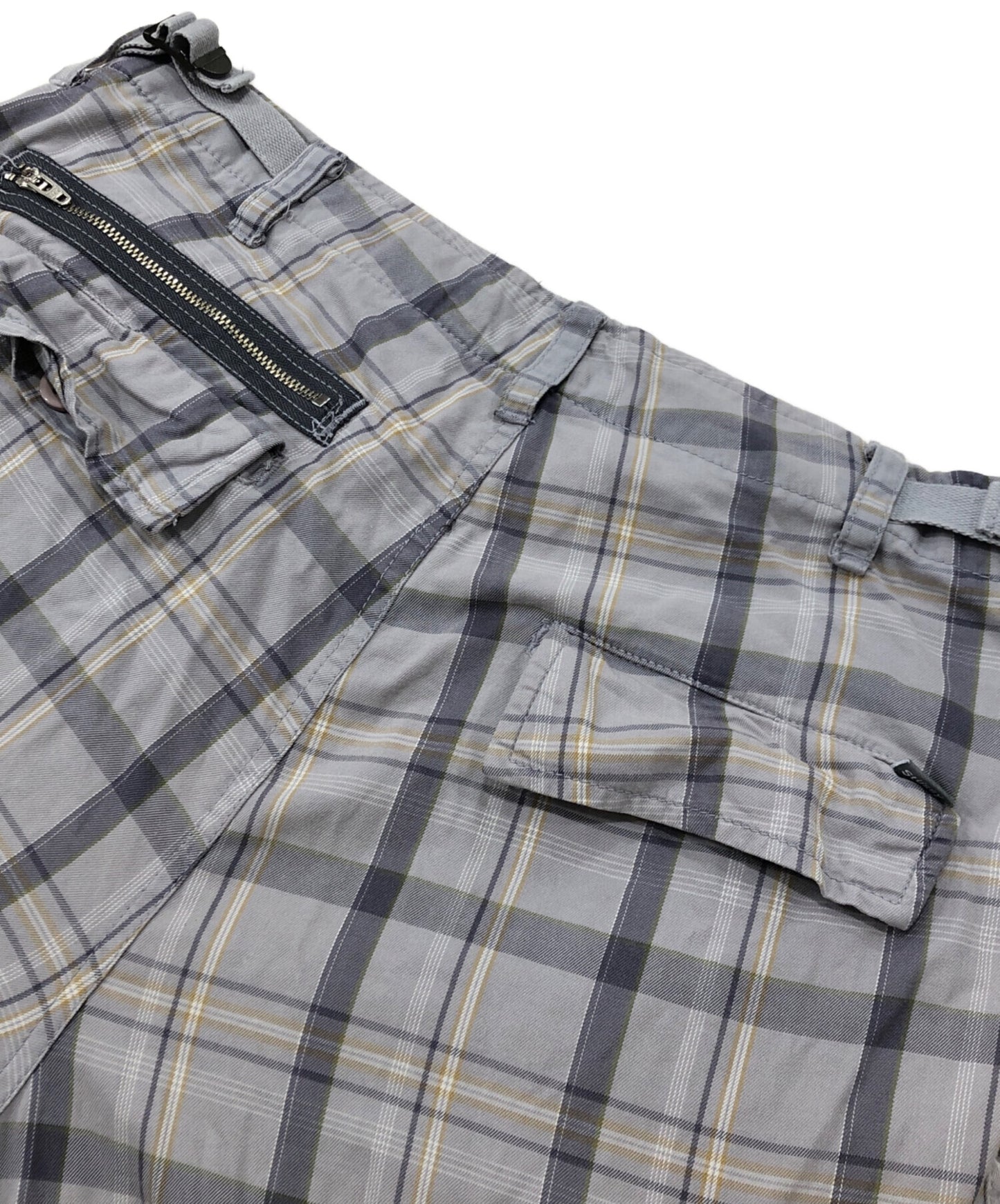 [Pre-owned] stussy check cargo pants