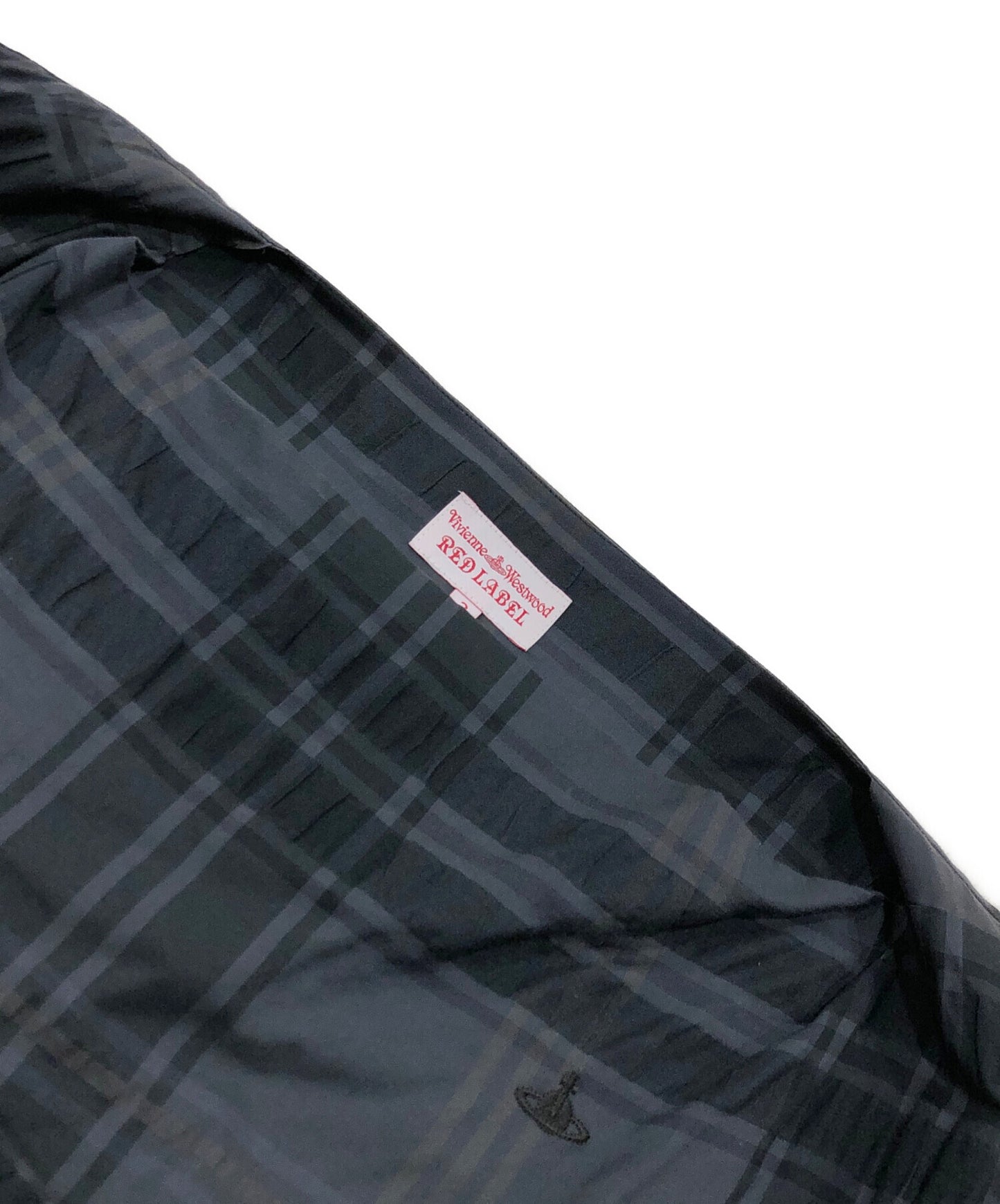 [Pre-owned] Vivienne Westwood RED LABEL Checked Drawstring Dress 16-01-591023