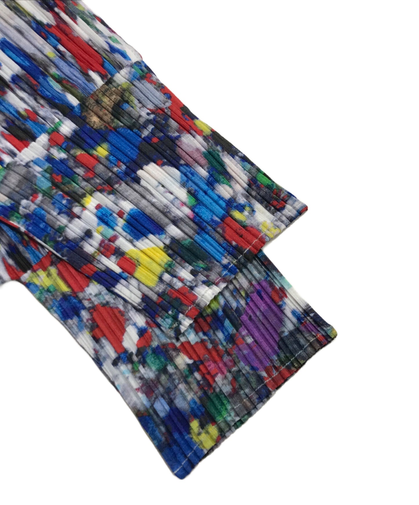 [Pre-owned] PLEATS PLEASE Pleated shirt with all-over pattern transfer PP96-JK024