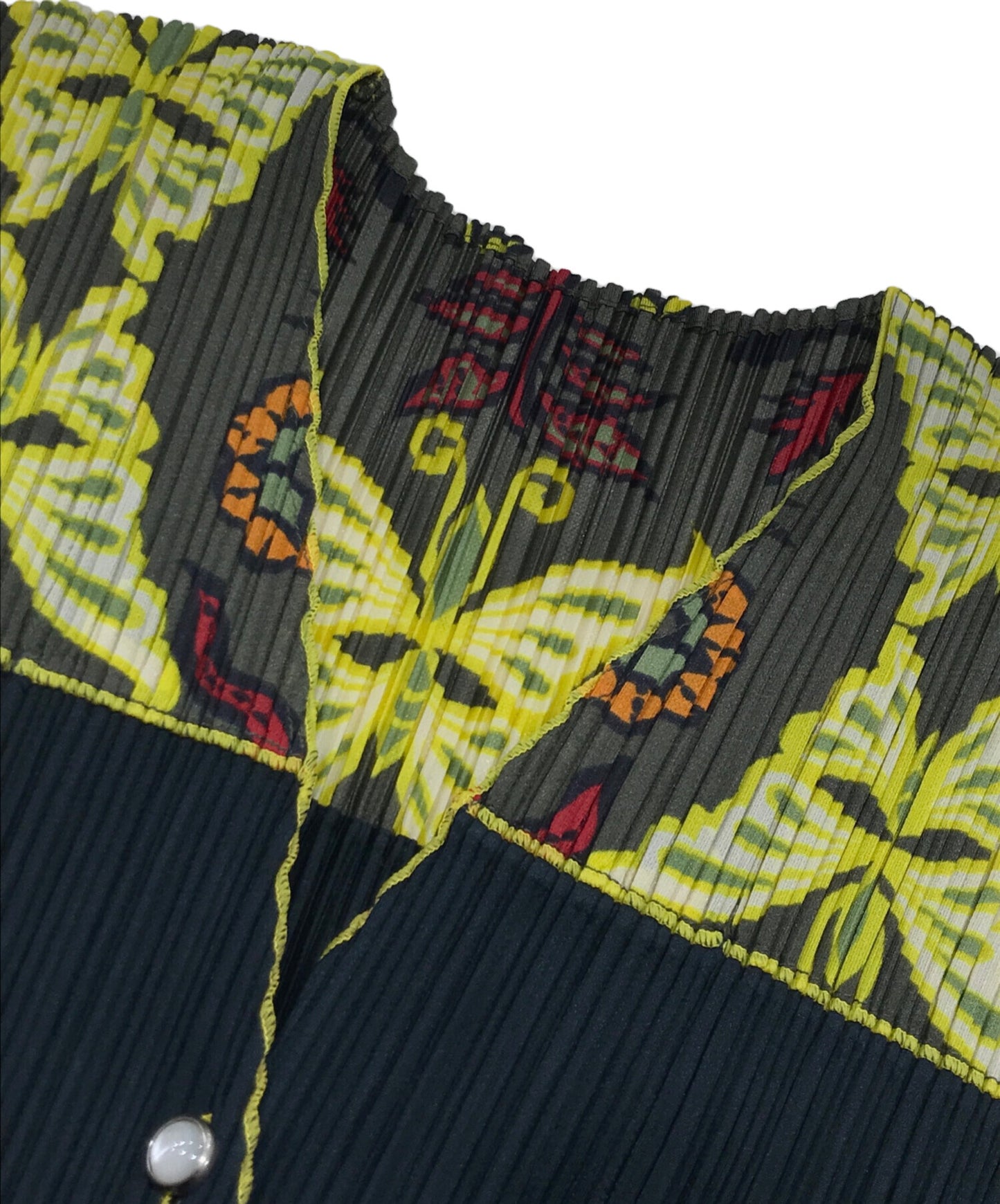 [Pre-owned] PLEATS PLEASE Butterfly Print Pleated Vest PP92-JE021