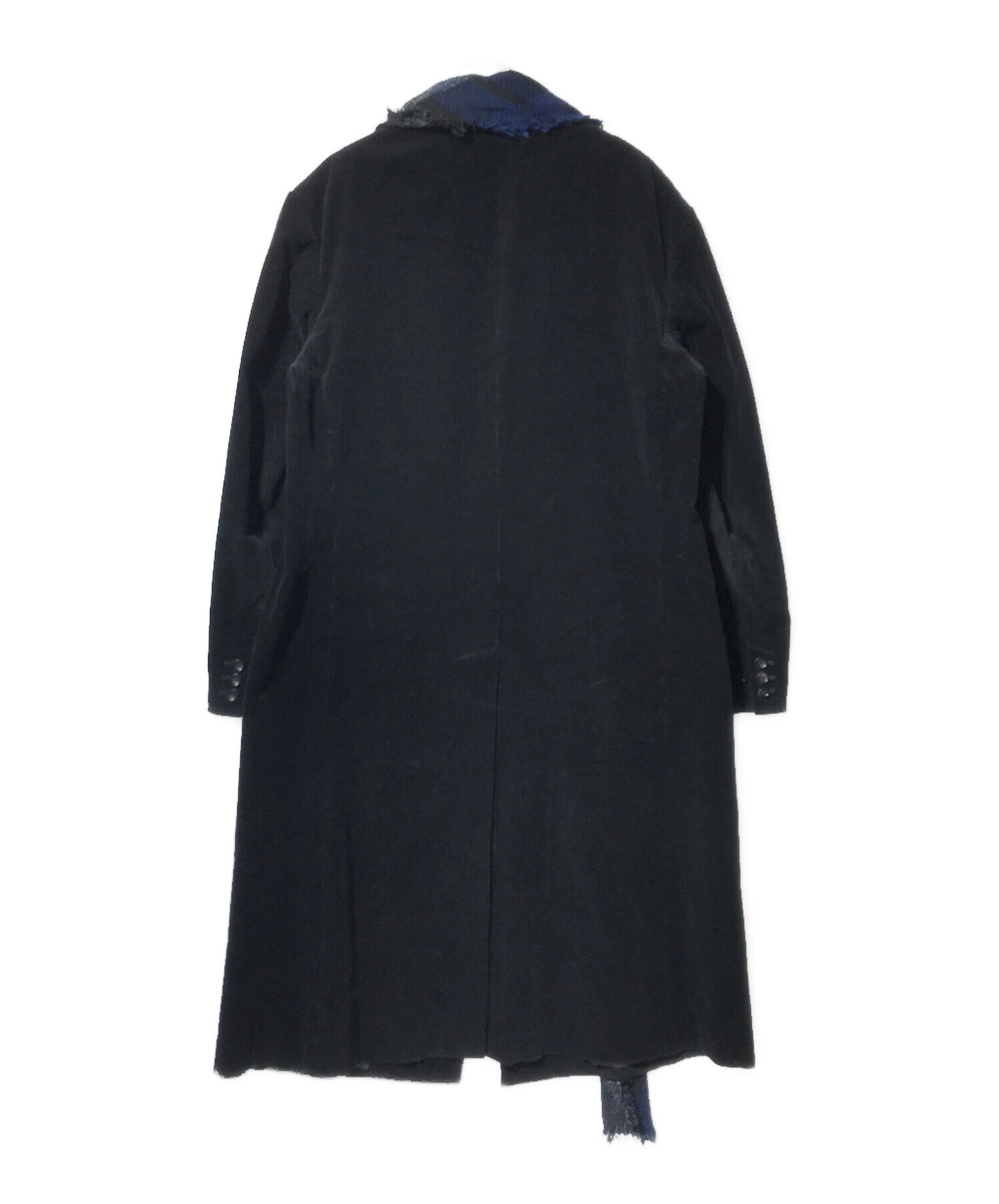 [Pre-owned] Yohji Yamamoto pour homme Jacket Coat with Check Stole /PLAID STOLE JACKET HE-J39-807