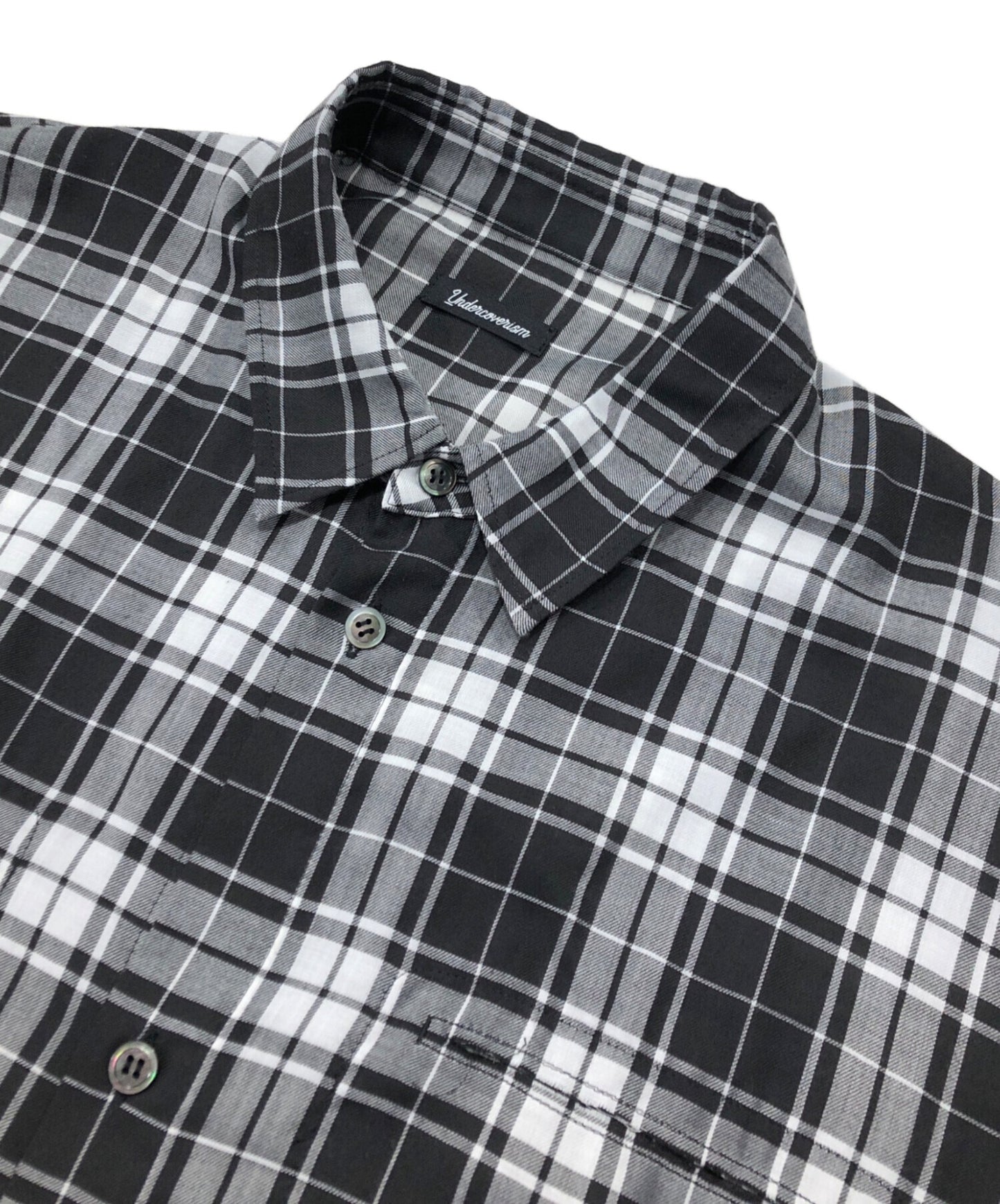 [Pre-owned] UNDERCOVERISM Jersey-Switched Short-Sleeved Shirt UI1C4405