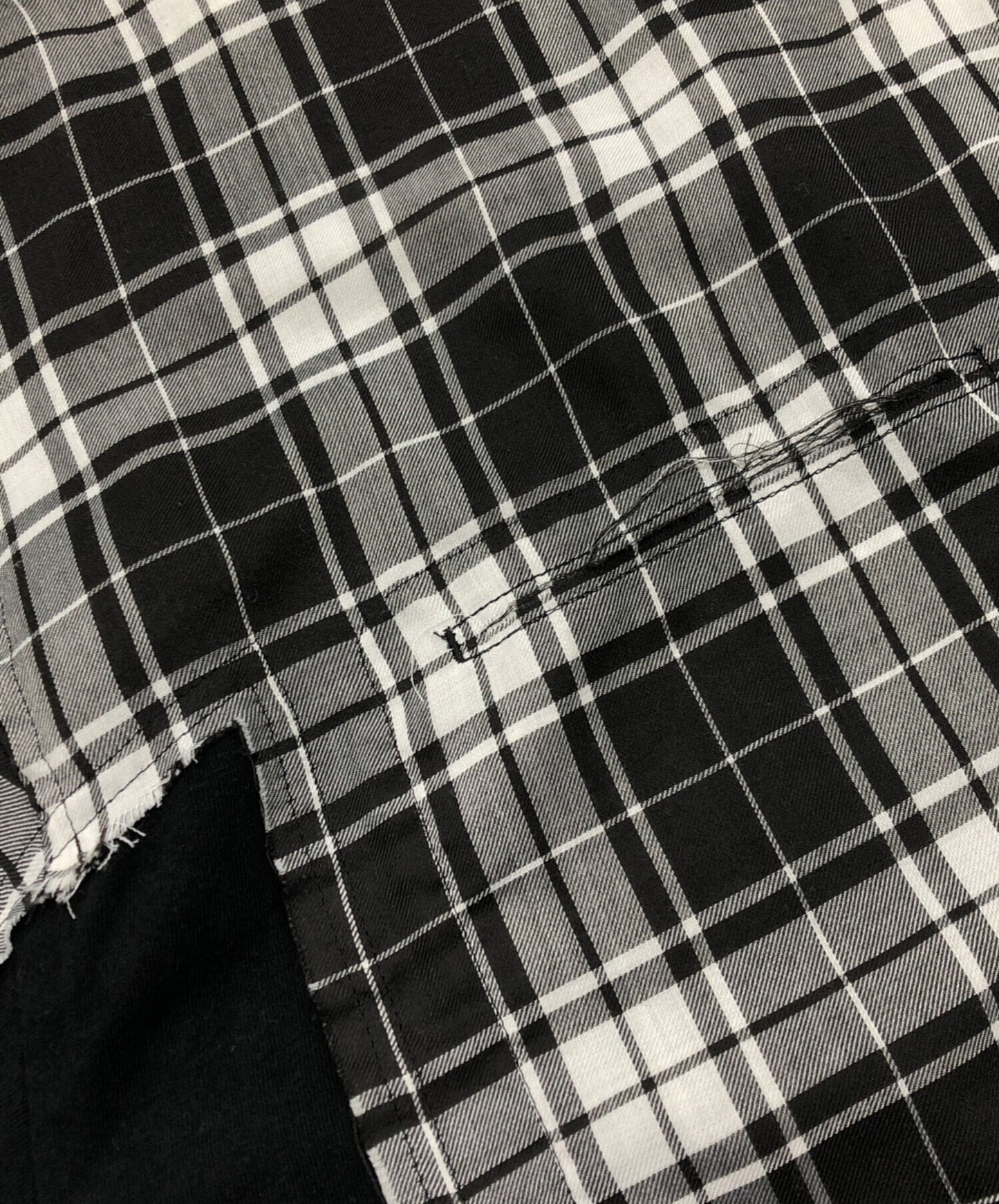 [Pre-owned] UNDERCOVERISM Jersey-Switched Short-Sleeved Shirt UI1C4405