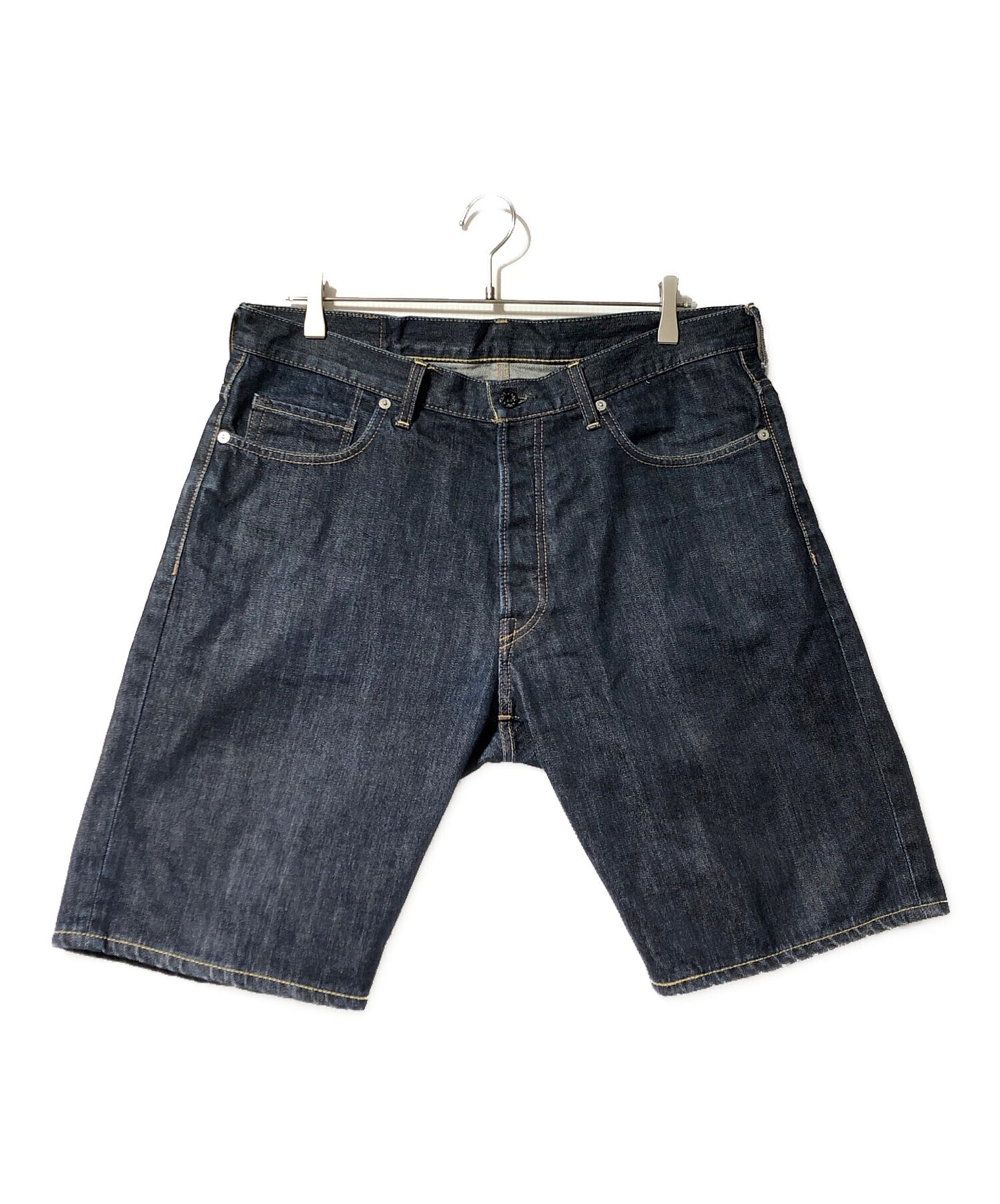 [Pre-owned] A BATHING APE Milo Embroidered Denim Half Pants