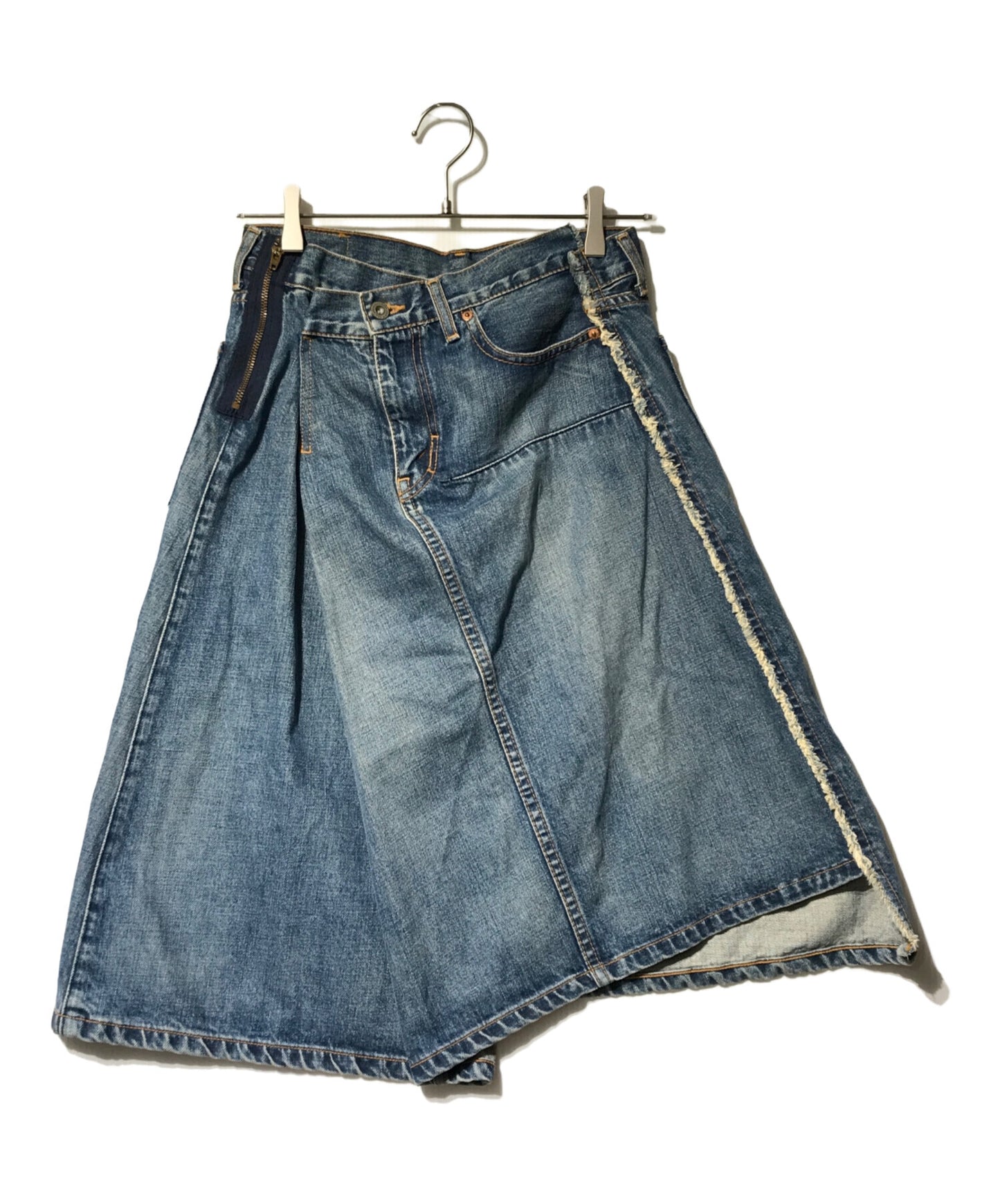 [Pre-owned] JUNYA WATANABE COMME des GARCONS Reconstructed shaped denim skirt Women JQ-S095