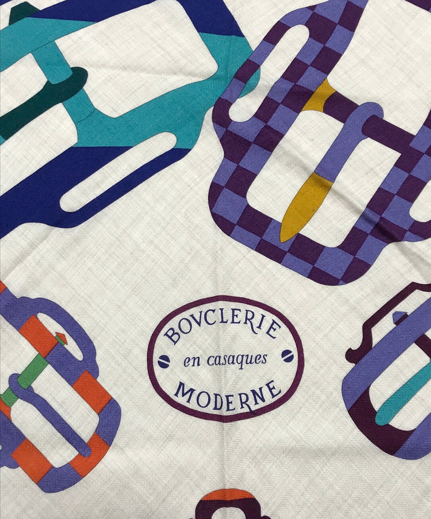 [Pre-owned] HERMES Triangle Jaean Scarf