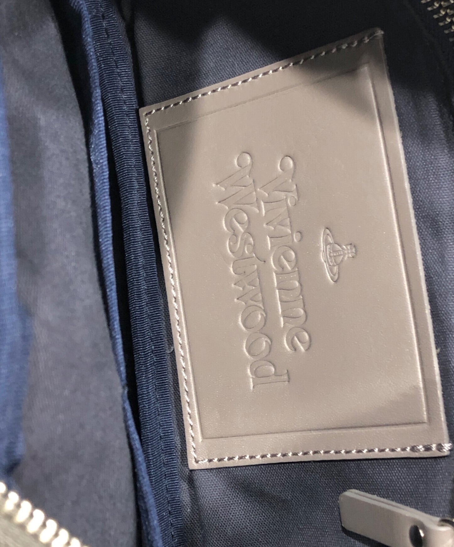 [Pre-owned] Vivienne Westwood ORB Embossed Crossbody Bag