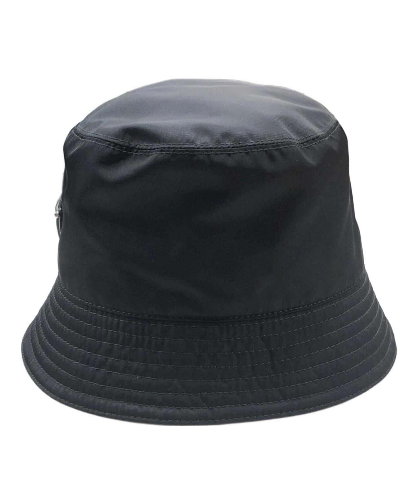 [Pre-owned] PRADA Logo Plate Bucket Hat 1HC137