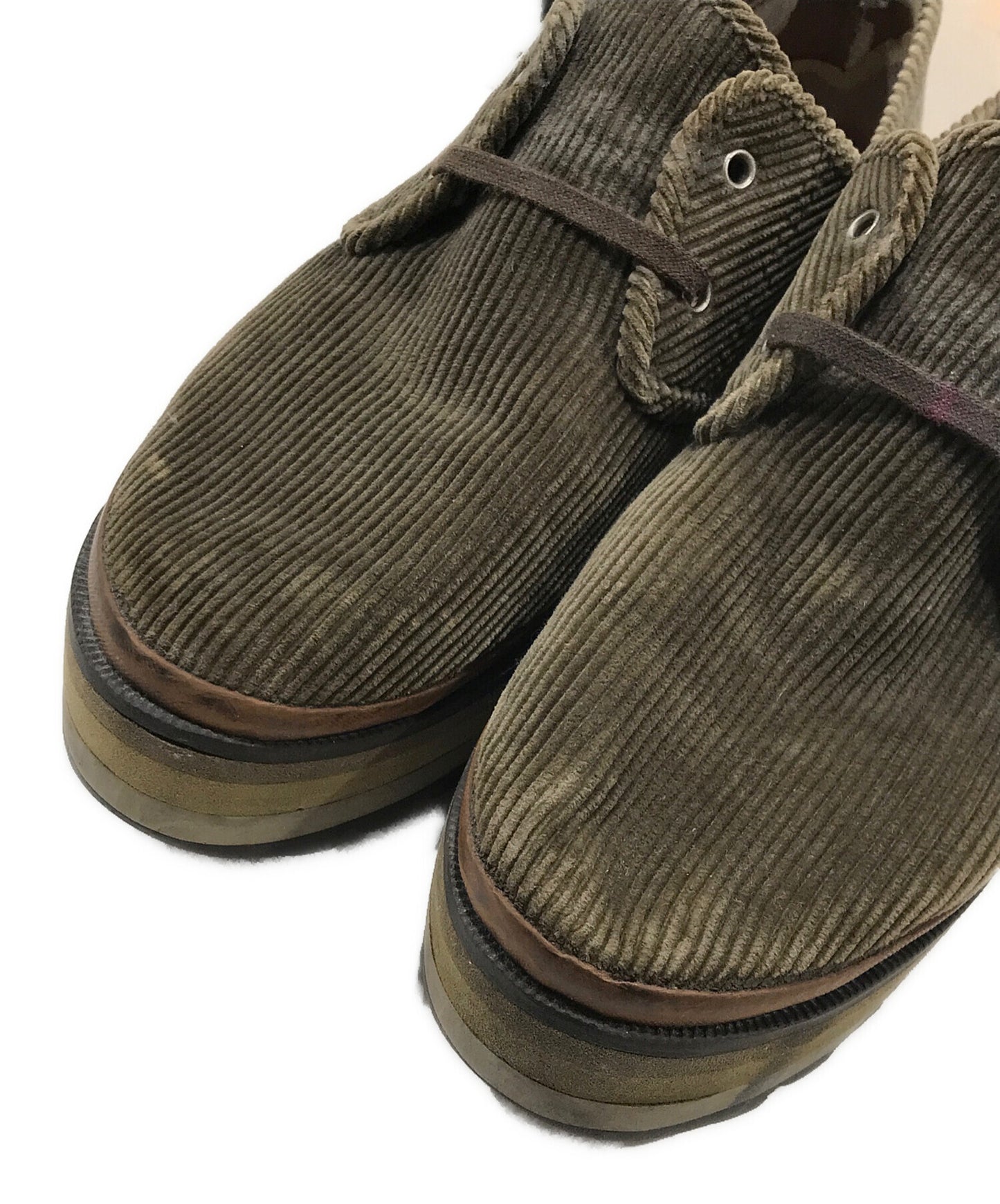 [Pre-owned] COMME des GARCONS HOMME PLUS Corduroy Shark Sole Shoes