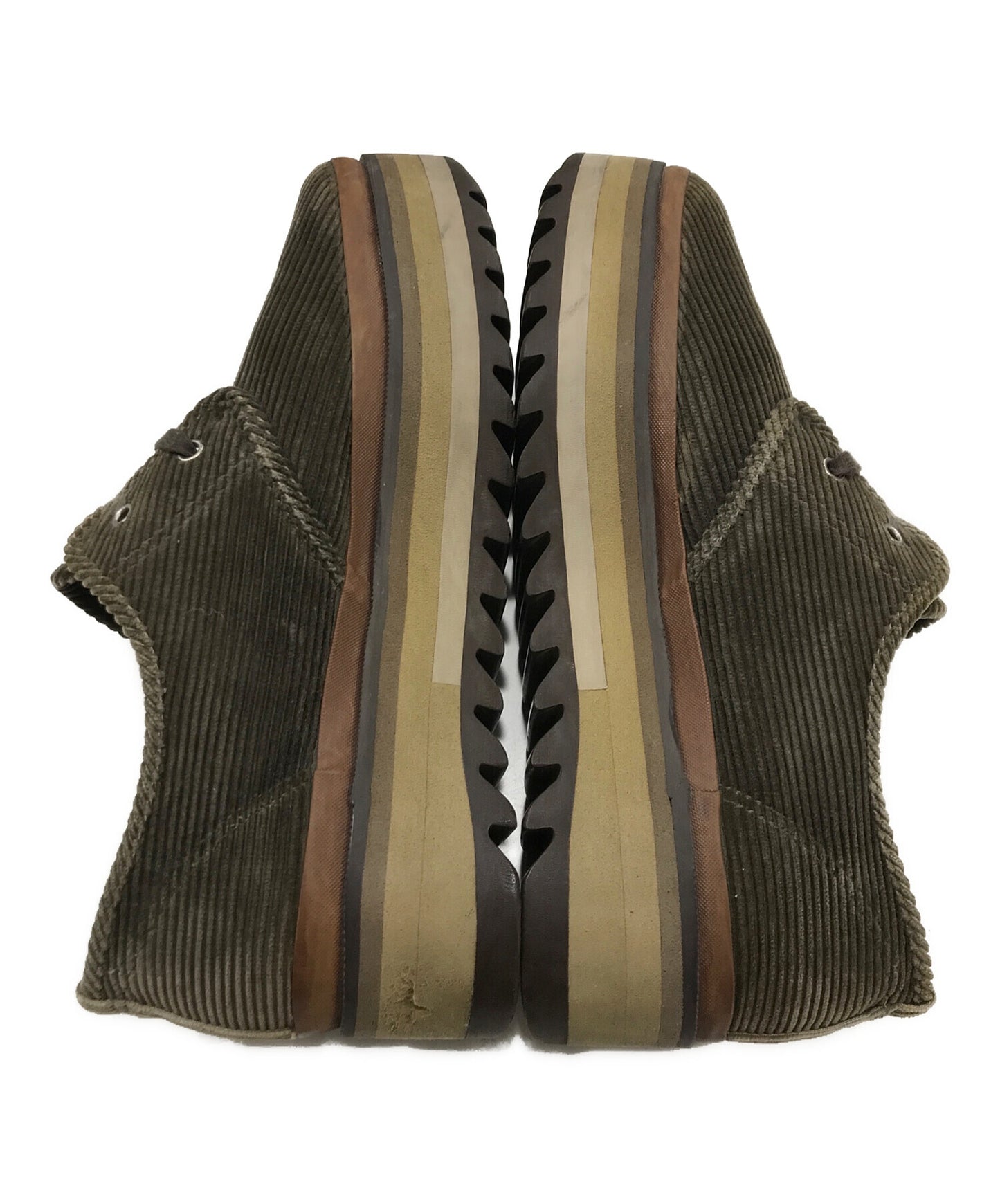 [Pre-owned] COMME des GARCONS HOMME PLUS Corduroy Shark Sole Shoes