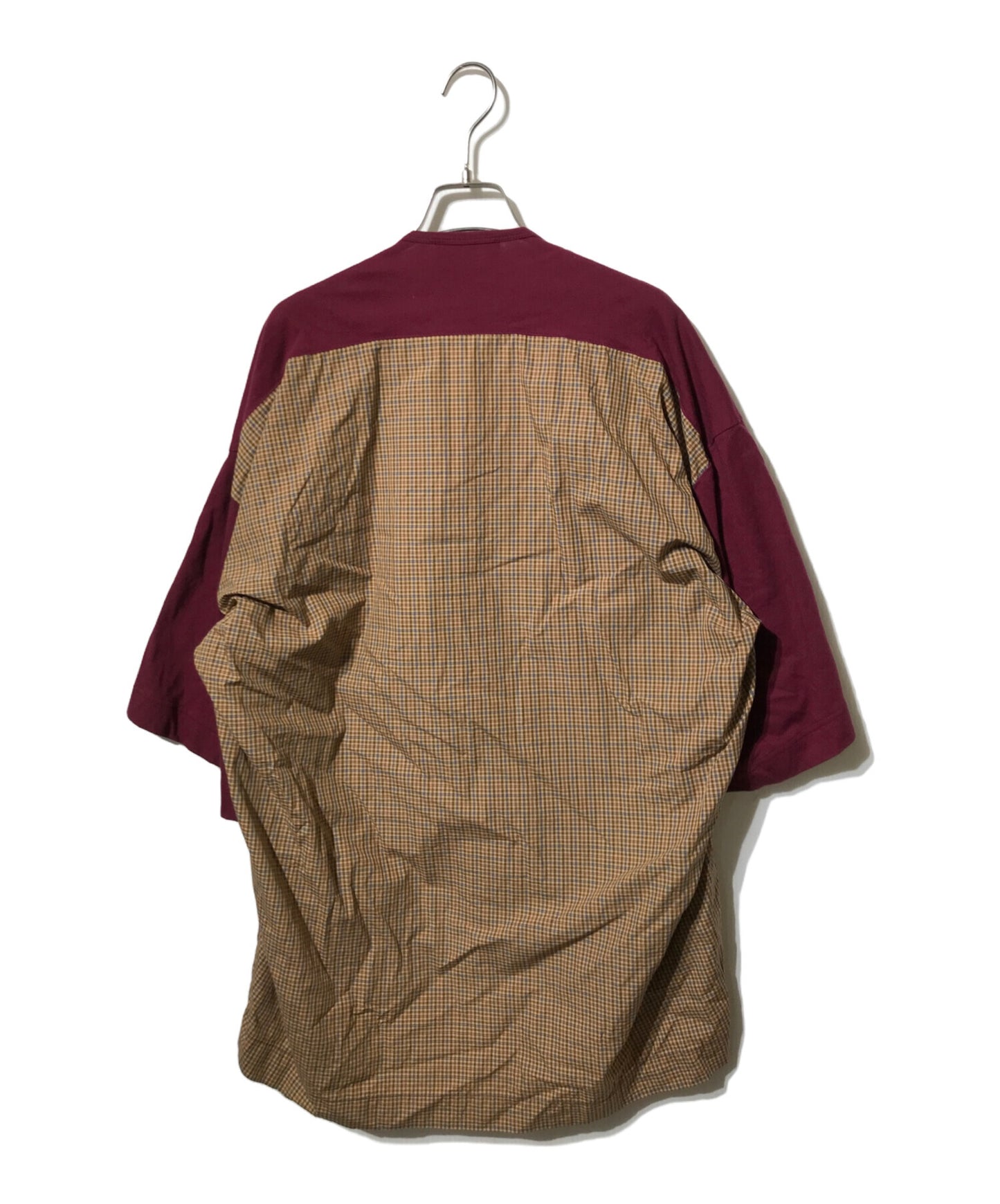 [Pre-owned] Vivienne Westwood man Check BIG T-shirt VW-LP-83695