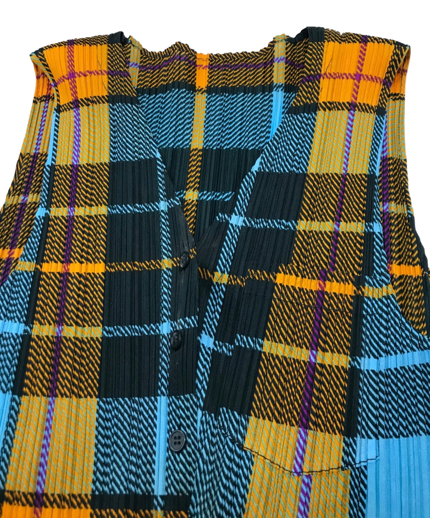 [Pre-owned] PLEATS PLEASE Transfer Pleated Vest PP14-JE368
