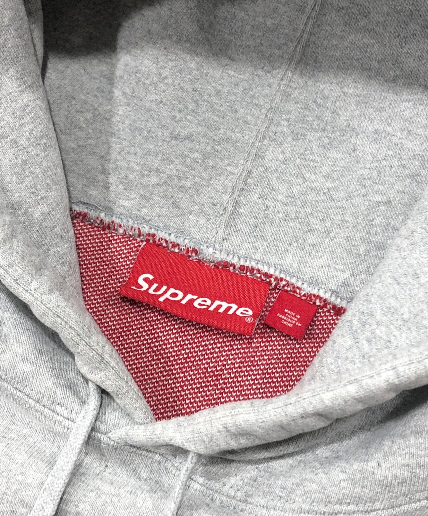 [Pre-owned] SUPREME Big Logo Jacquard Hoodie Sweatshirt