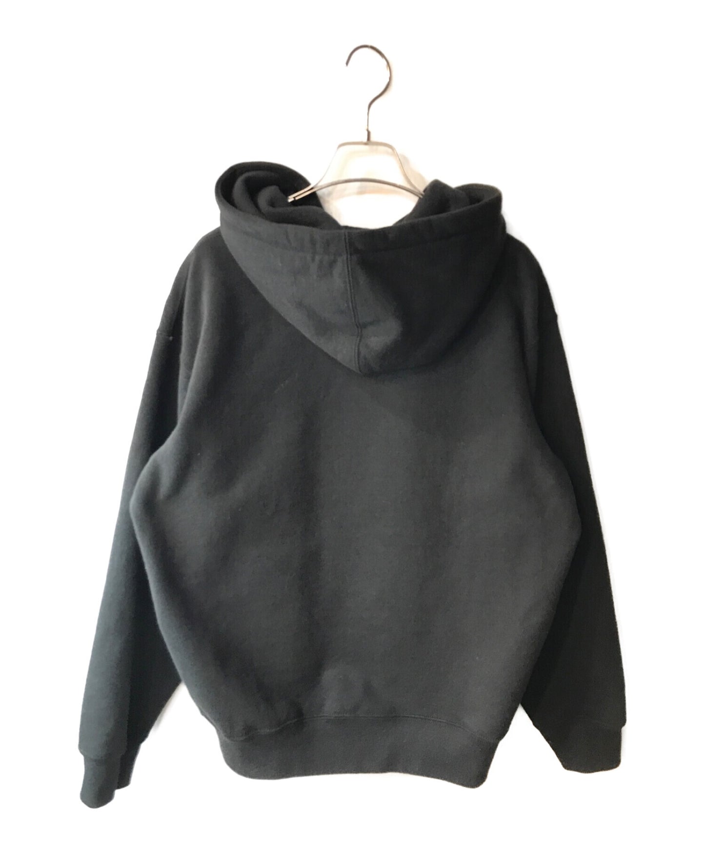 [Pre-owned] SUPREME Text Stripe Zip Up Hooded