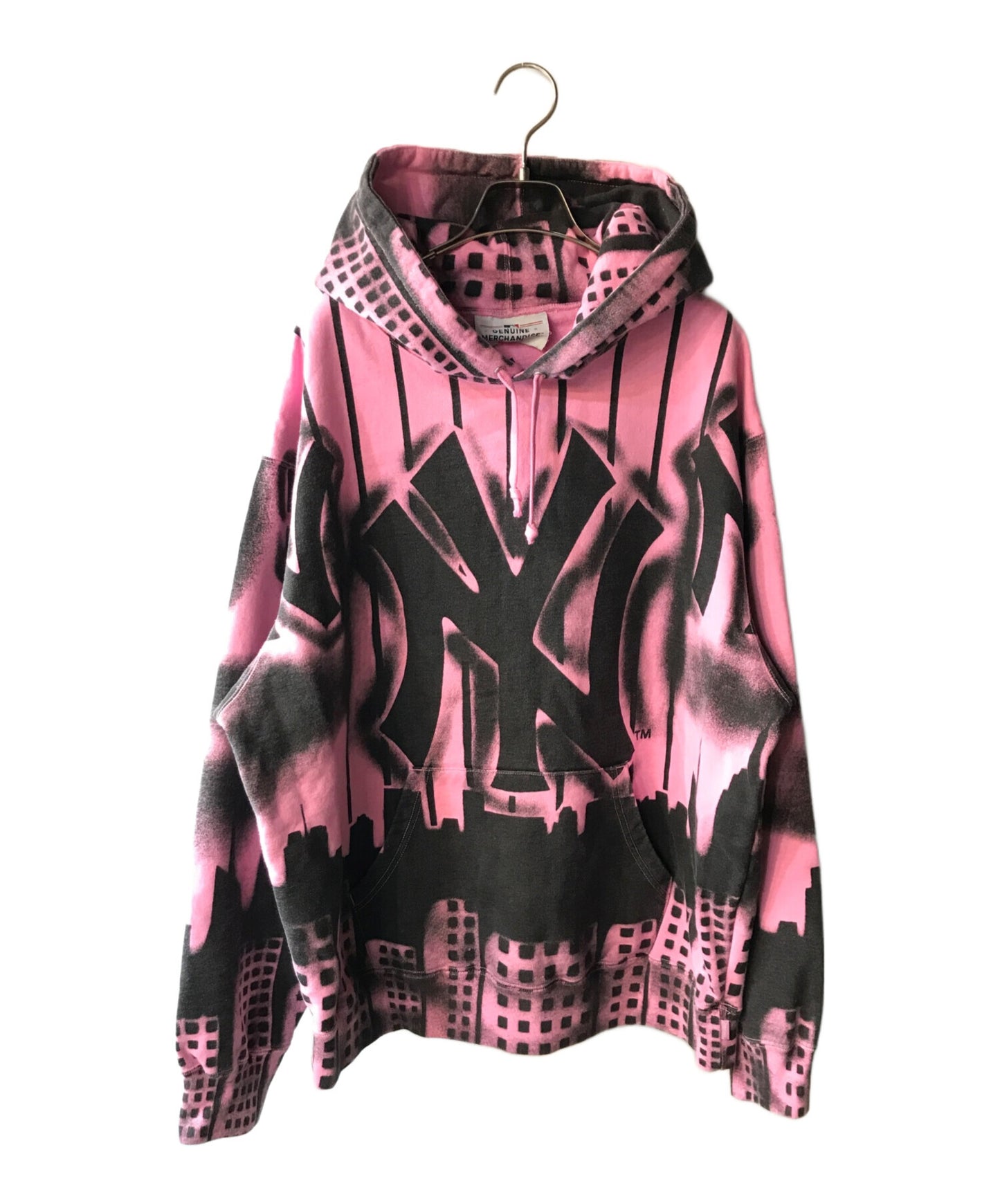 [Pre-owned] SUPREME New York Yankees Airbrush Hooded Sweatshirt