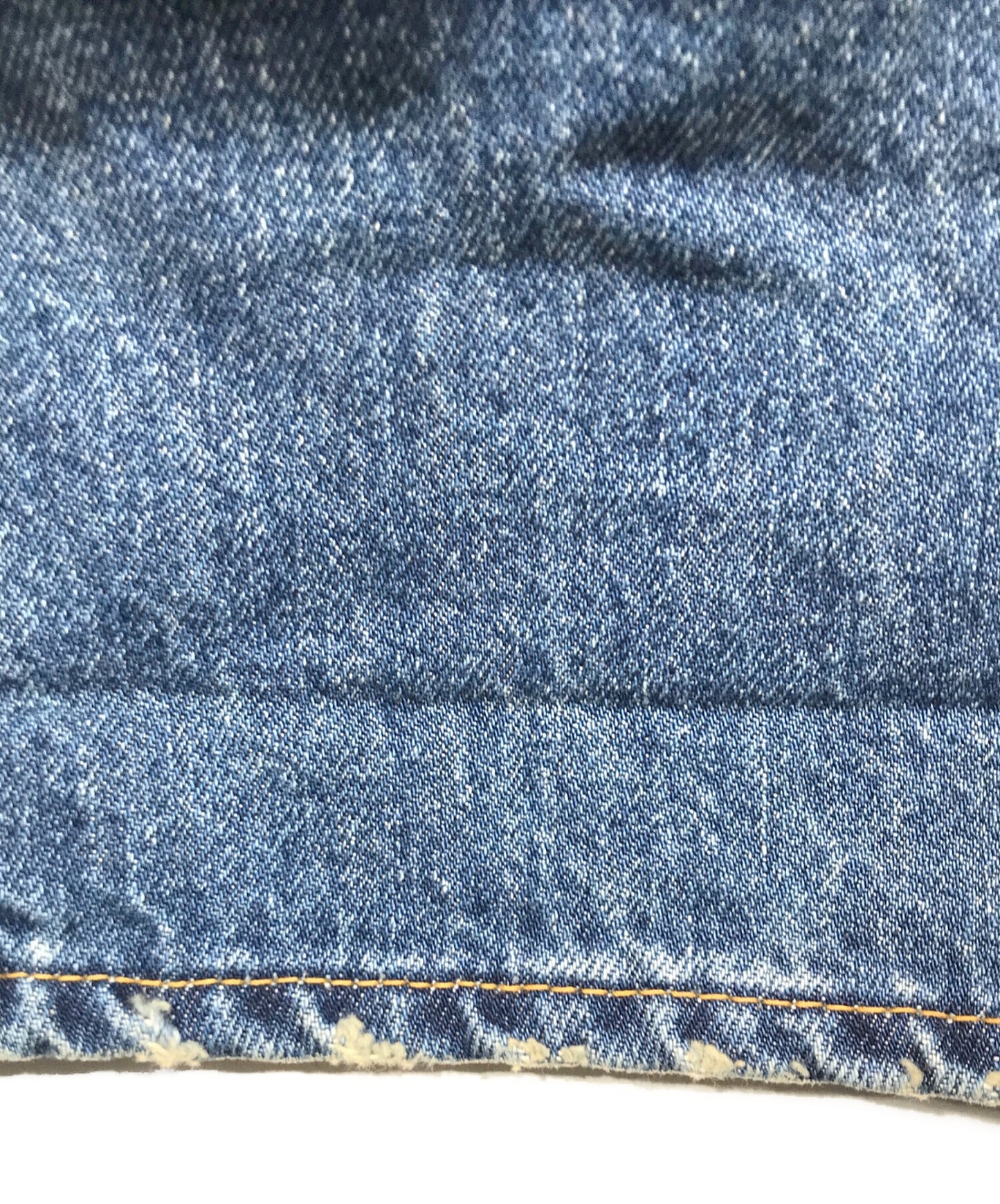 [Pre-owned] A BATHING APE LEATHER LABEL COWHIDE DENIM PANT / Denim pants 001DPK201005M