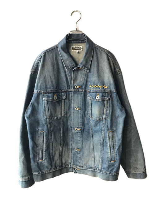 [Pre-owned] A BATHING APE Damage Denim Jacket 001ljk201013m