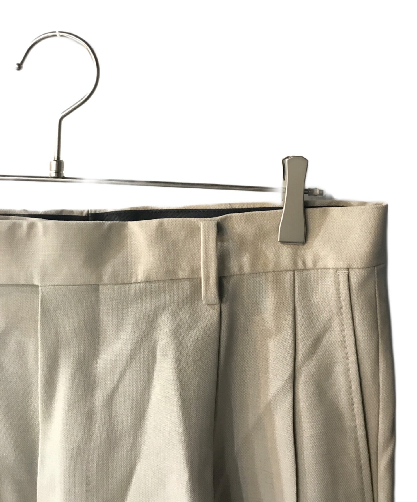 [Pre-owned] WACKO MARIA DOUBLE PLEATED TROUSERS 24FW-WMP-TR09