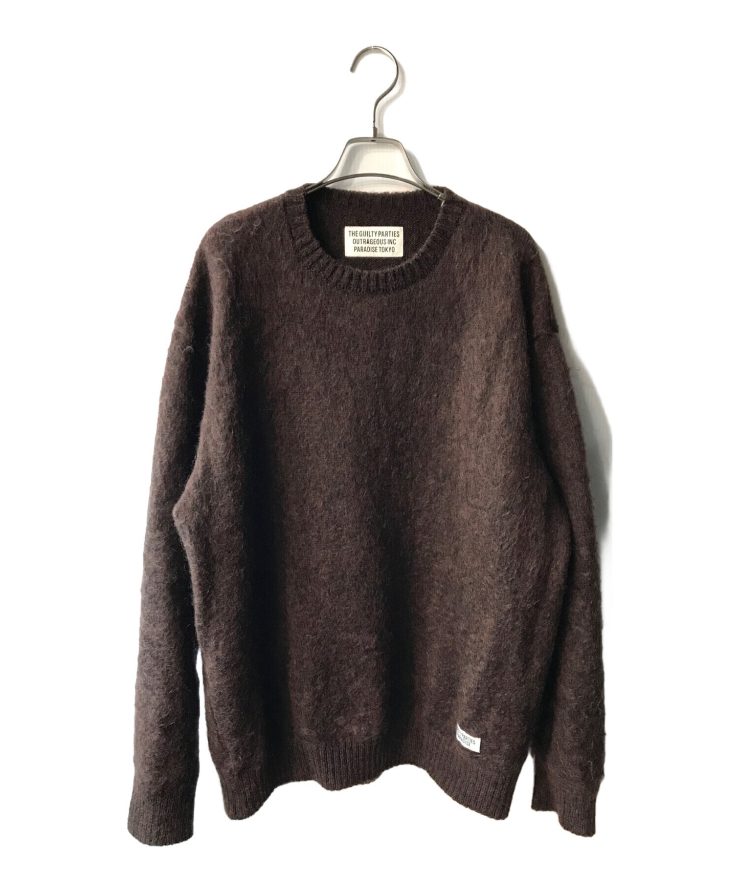 [Pre-owned] WACKO MARIA MOHAIR CREW NECK SWEATER