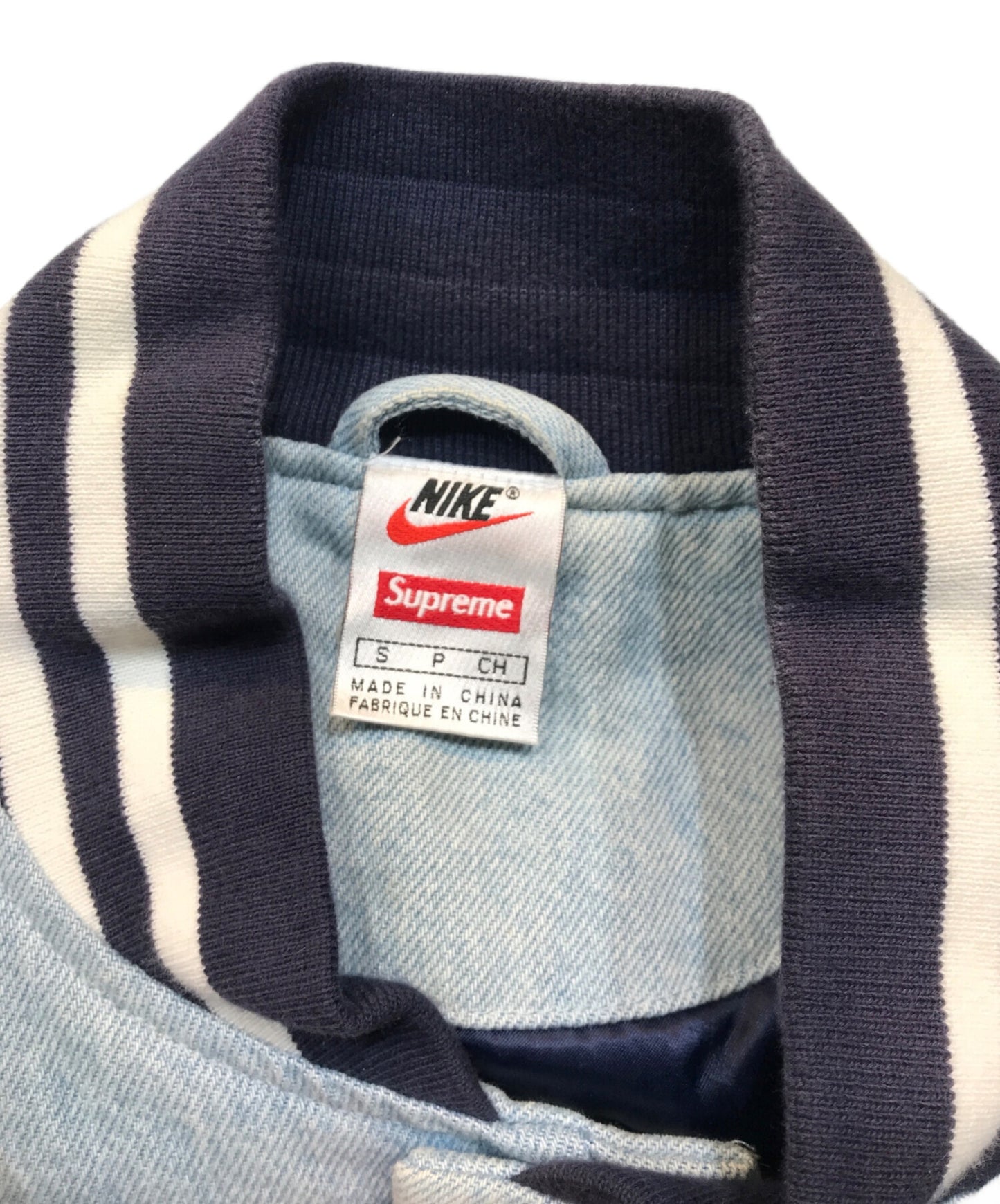 [Pre-owned] SUPREME NBA Denim Warm-Up Jacket AO3632-440