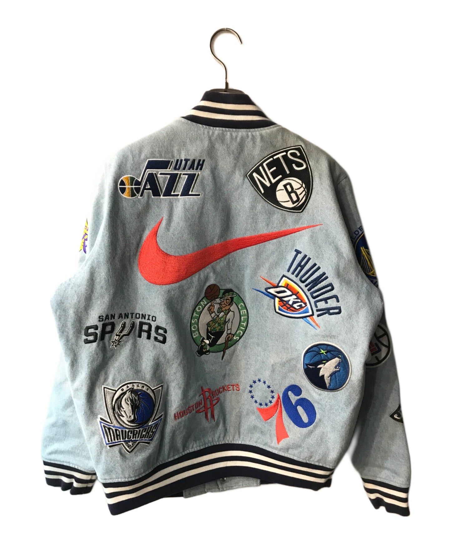 [Pre-owned] SUPREME NBA Denim Warm-Up Jacket AO3632-440