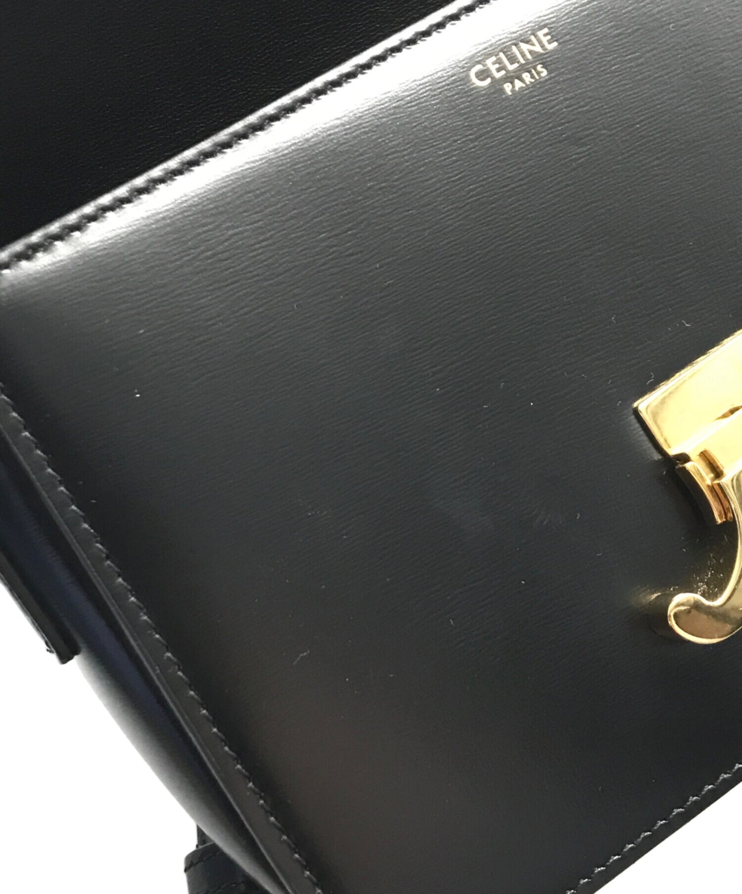 [Pre-owned] CELINE Teen Trionf Bag / Shiny Calfskin