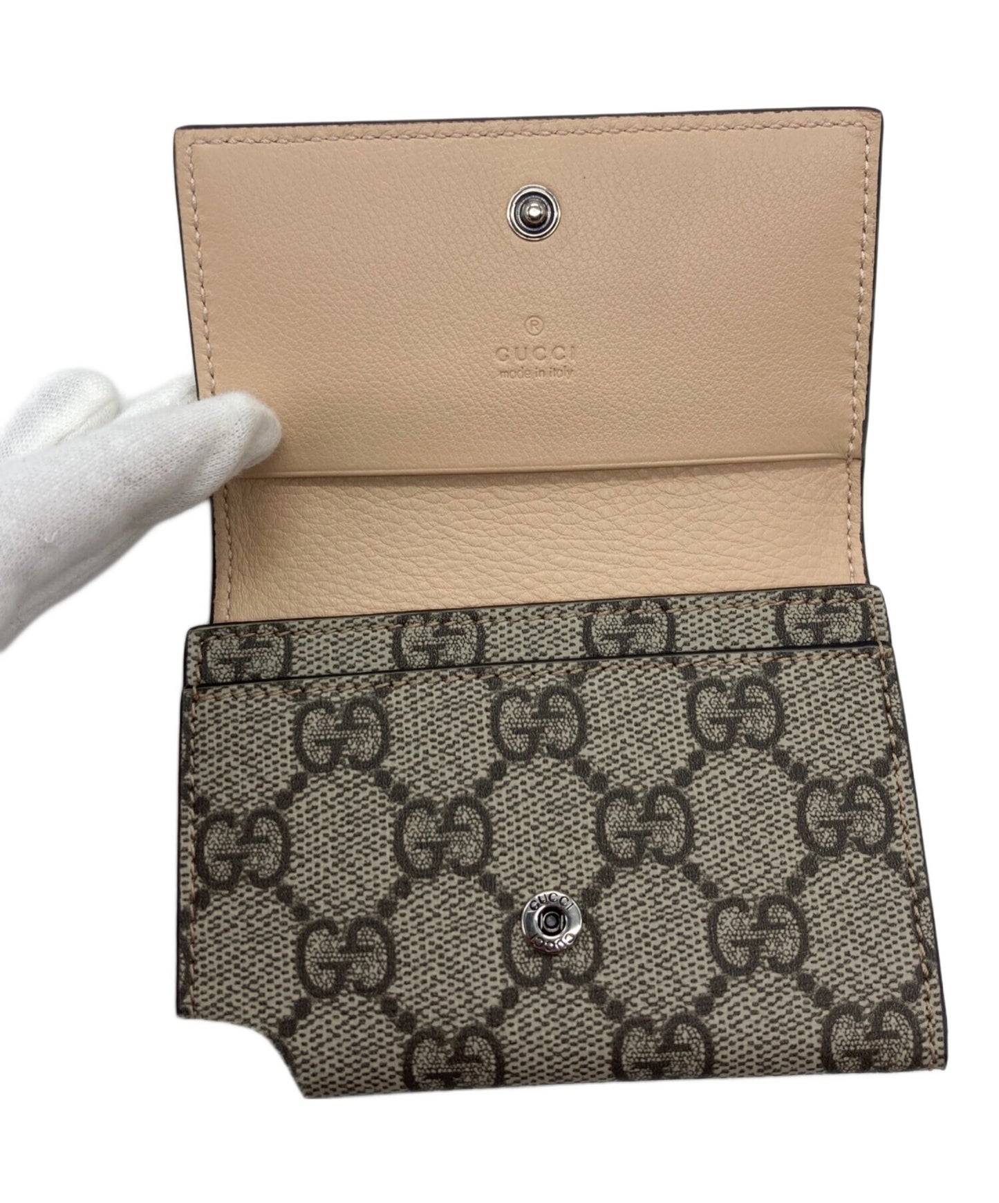 [Pre-owned] GUCCI Double G Card Case 790067