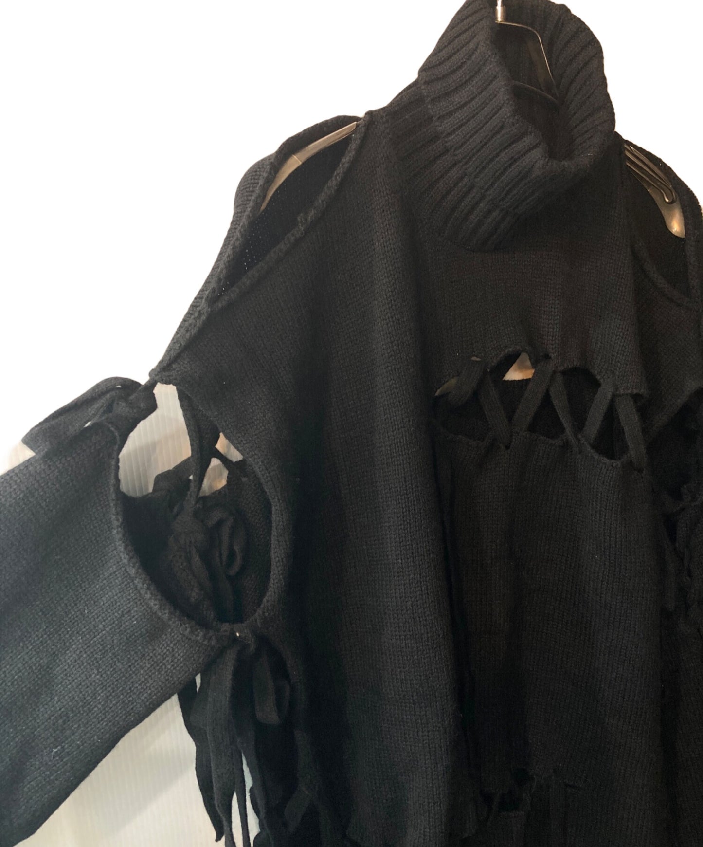 [Pre-owned] LIMI feu LACE-UP TURTLE/Knit LE-K20-161