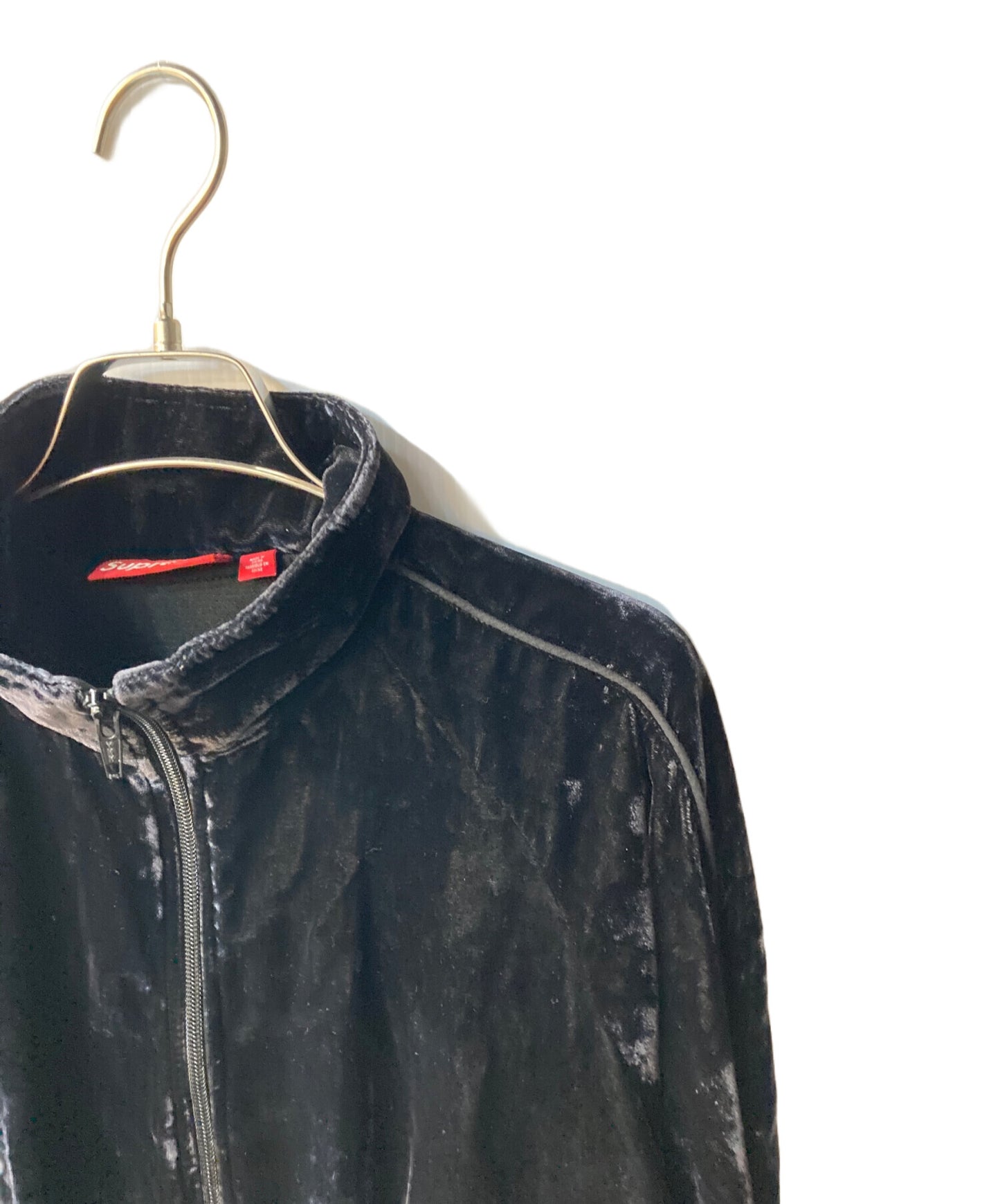 [Pre-owned] SUPREME CRUSHED VELVET TRACK JACKET