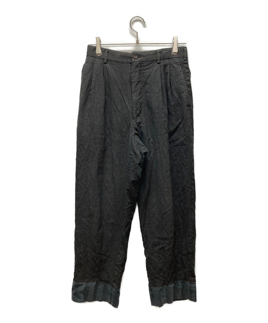 [Pre-owned] COMME des GARCONS HOMME 2-tuck pants with hem switch