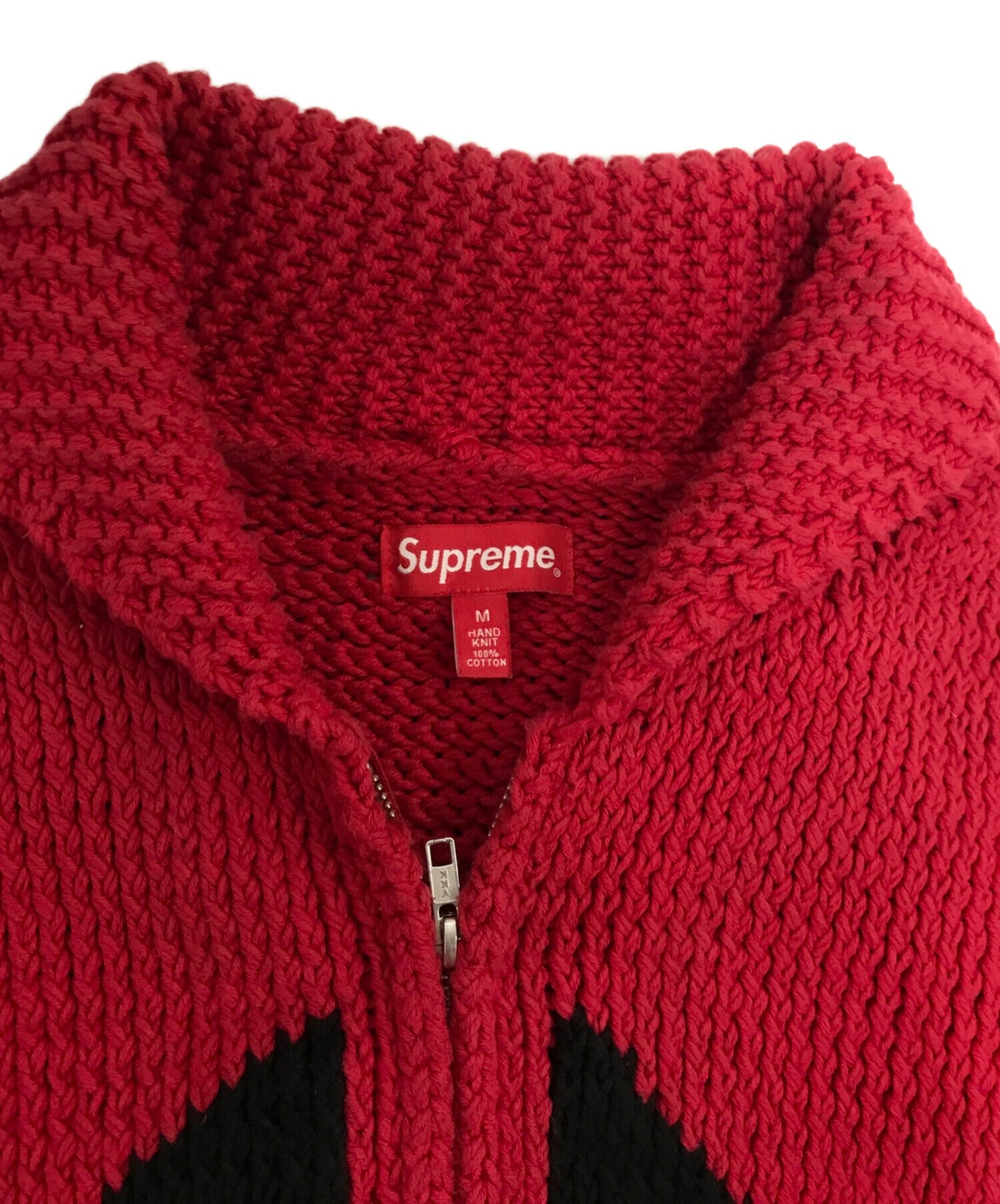 [Pre-owned] SUPREME Shawl Collar Full Zip Sweater