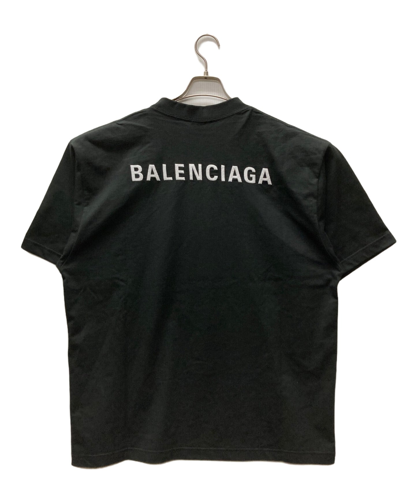 [Pre-owned] BALENCIAGA Medium Fit Logo T-Shirt 764235 TPVK1