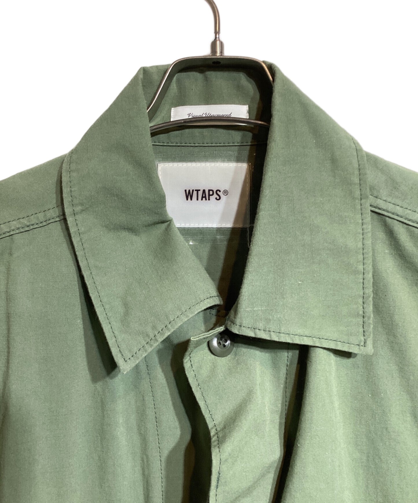 [Pre-owned] WTAPS RIPSTOP SHIRT L/S NYCO WVDT-SHM01