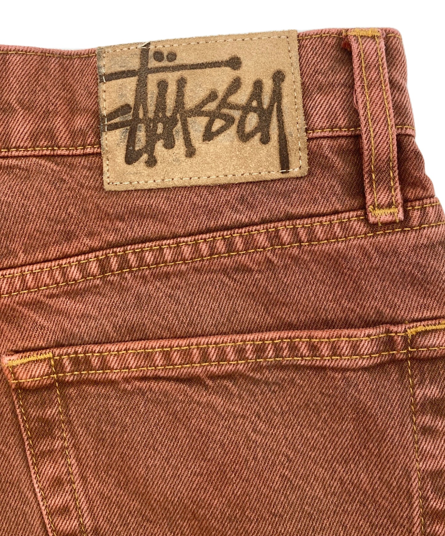 [Pre-owned] stussy BIG OL' SHORT DENIM 112296