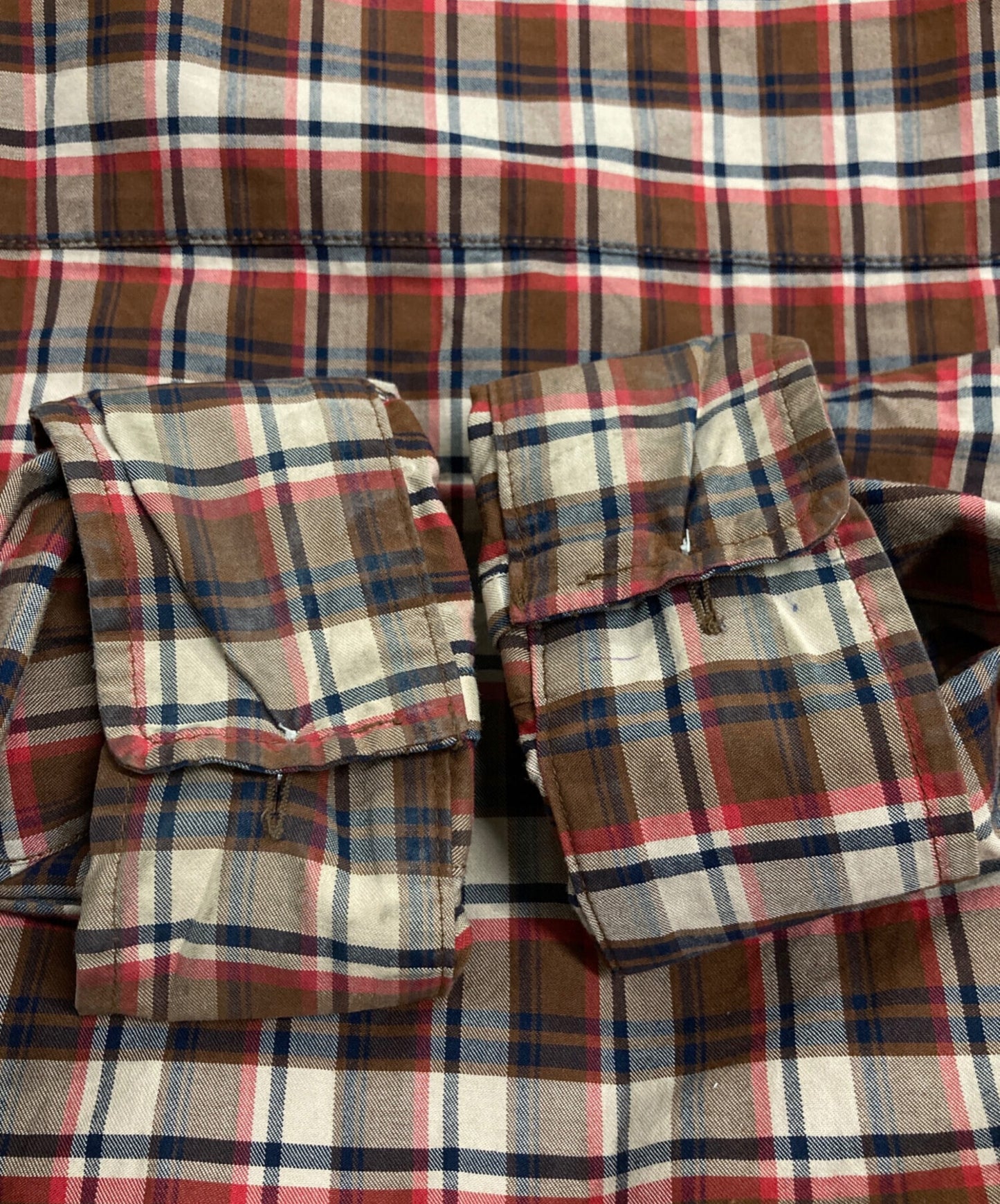 [Pre-owned] A BATHING APE checked shirt 001SHK301301M
