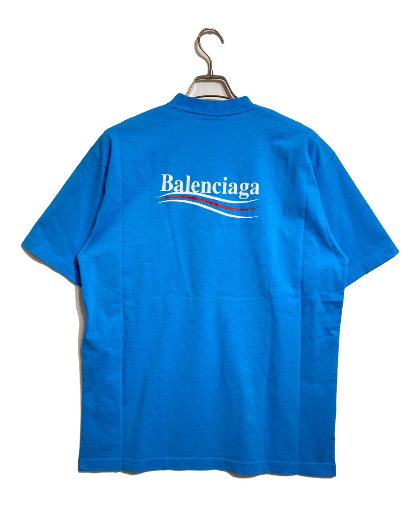[Pre-owned] BALENCIAGA Damaged Logo Tee 641675