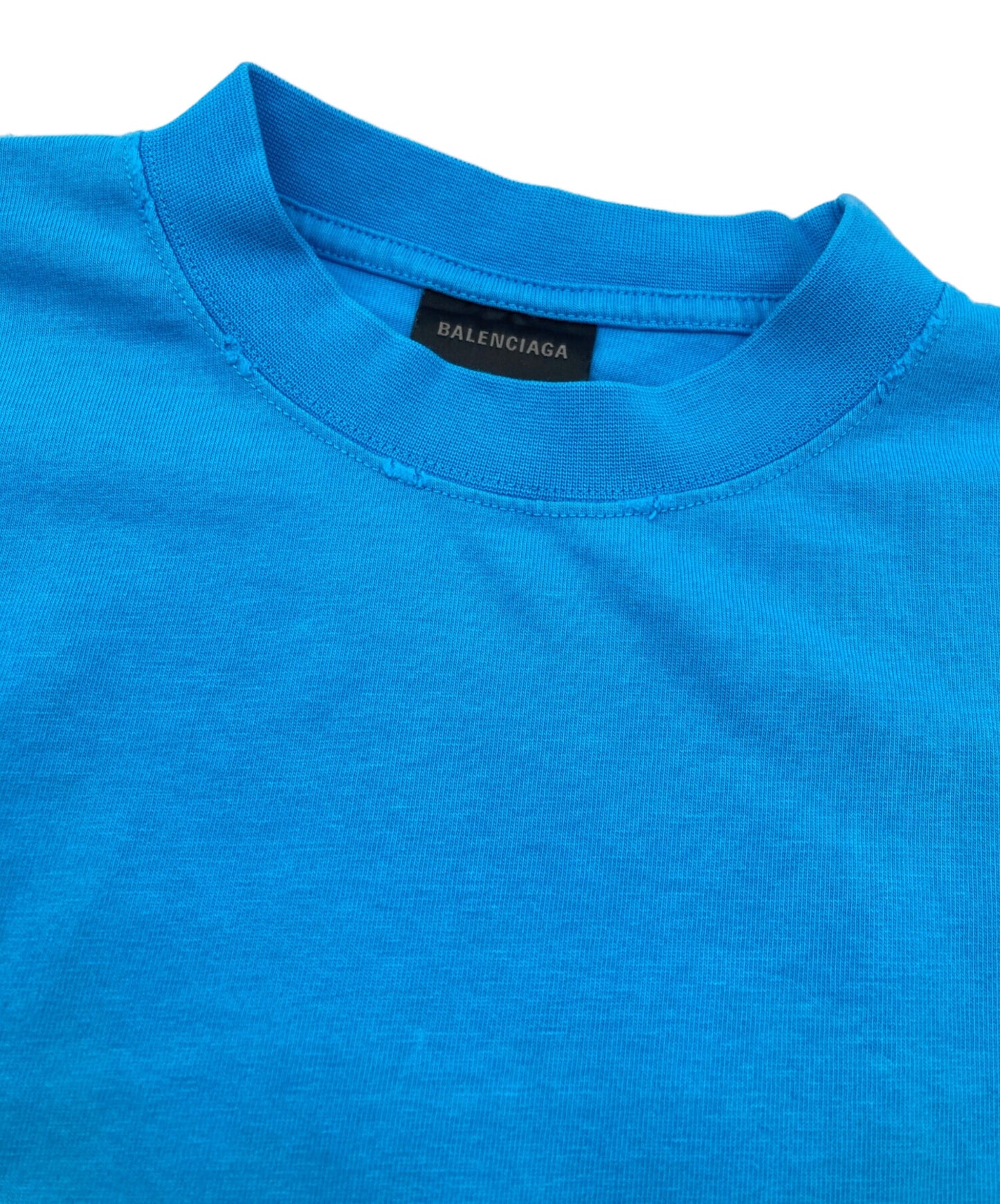 [Pre-owned] BALENCIAGA Damaged Logo Tee 641675