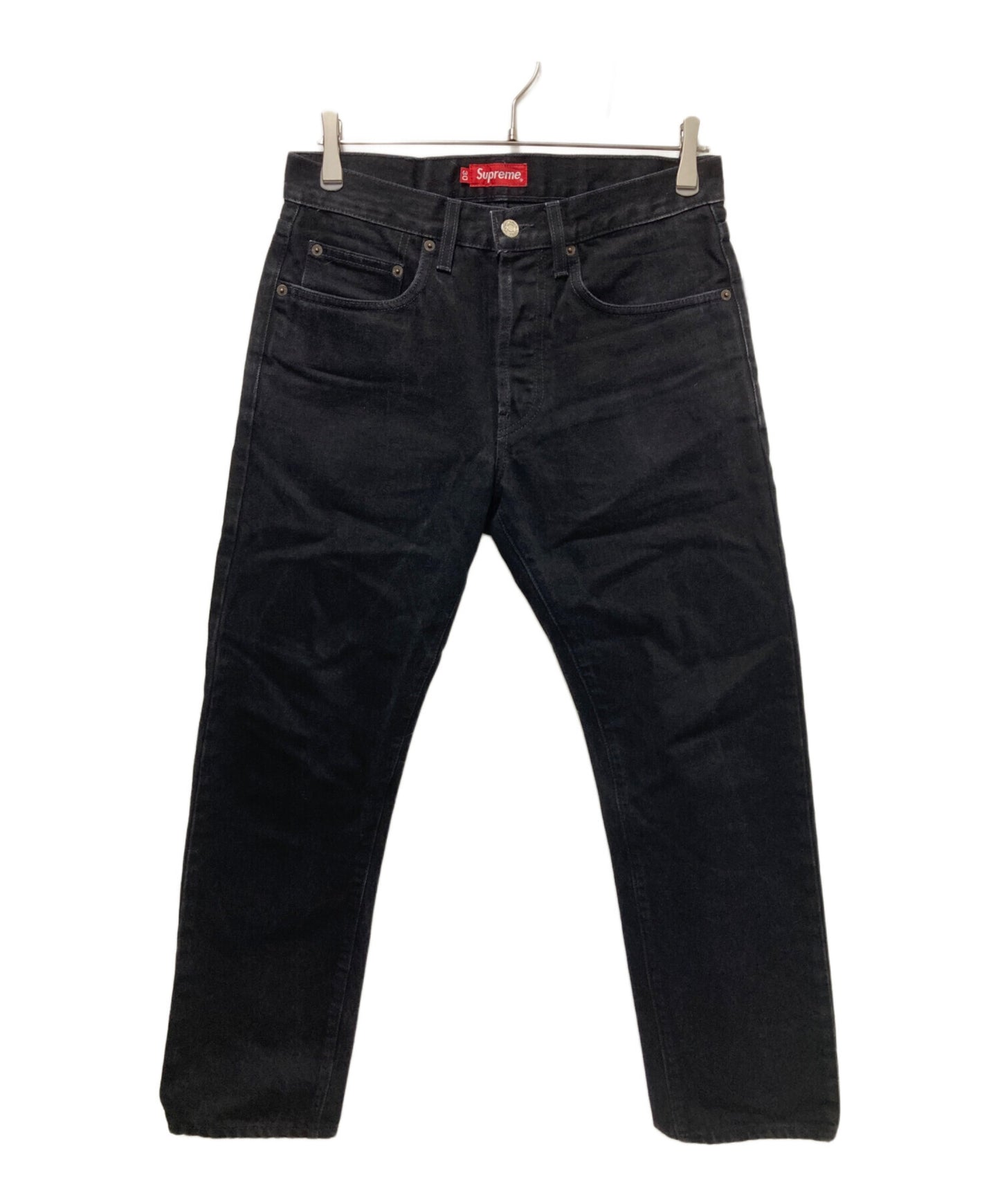 [Pre-owned] SUPREME Black denim pants