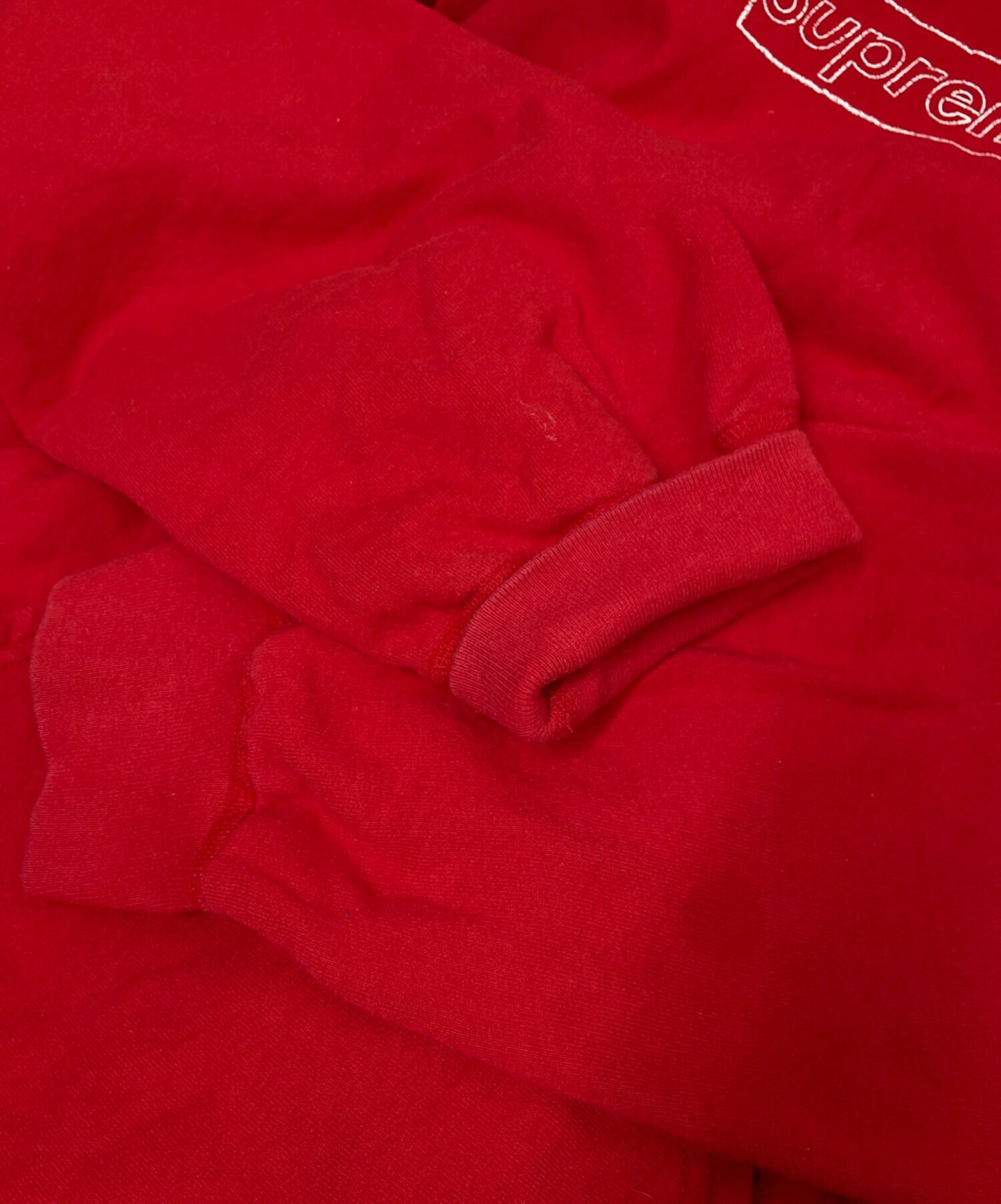 [Pre-owned] SUPREME KAWS Chalk Logo Hooded Sweatshirt