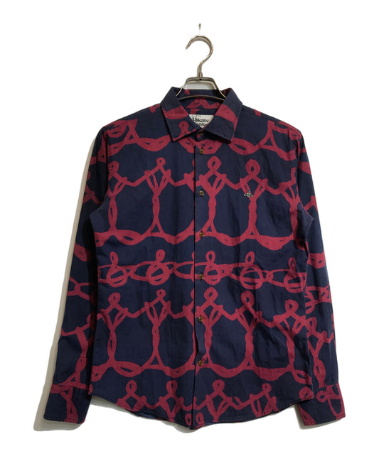 [Pre-owned] Vivienne Westwood man Orb Embroidery Shirt 289040