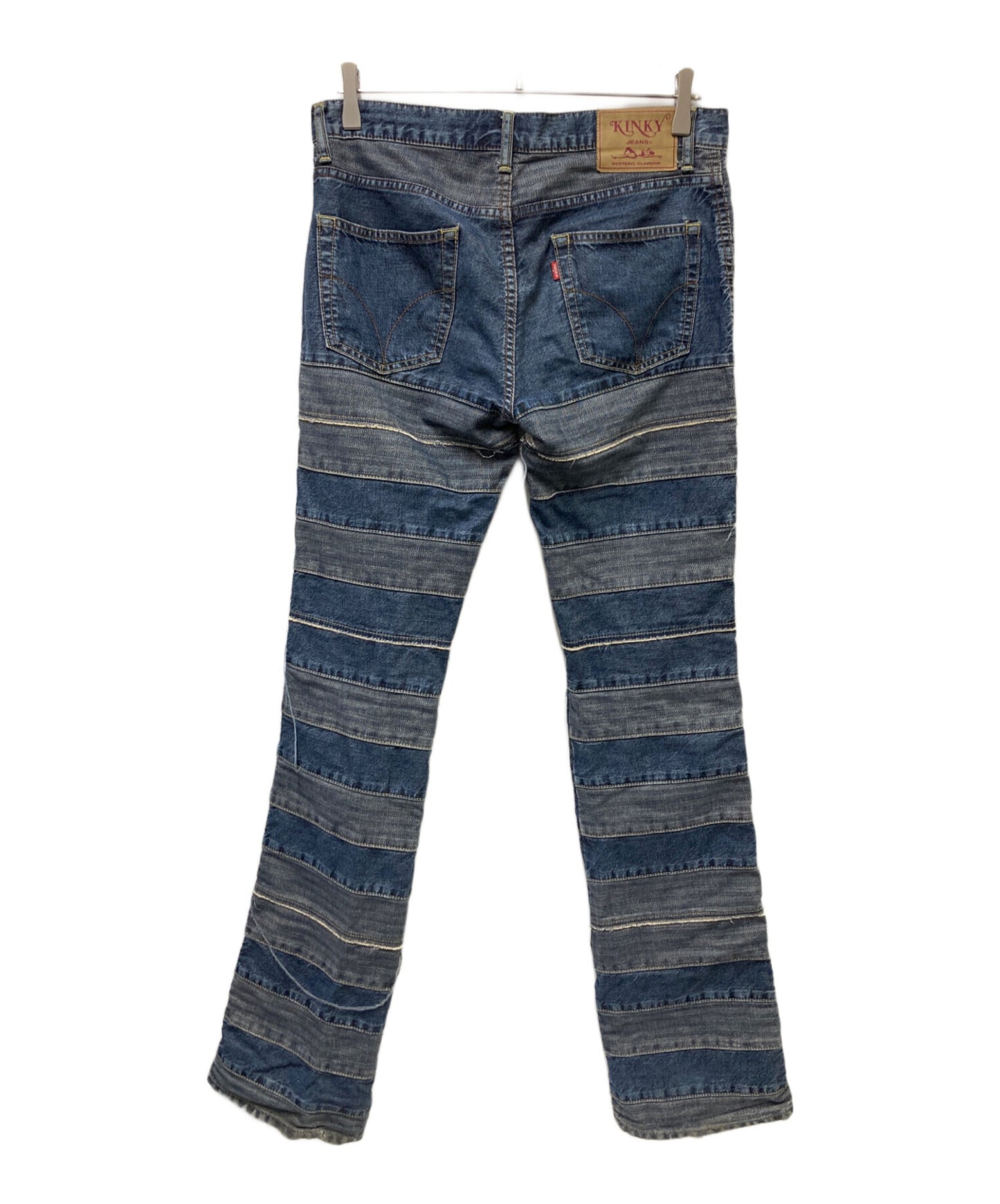 [Pre-owned] Hysteric Glamour scratch denim pants 01193AP02