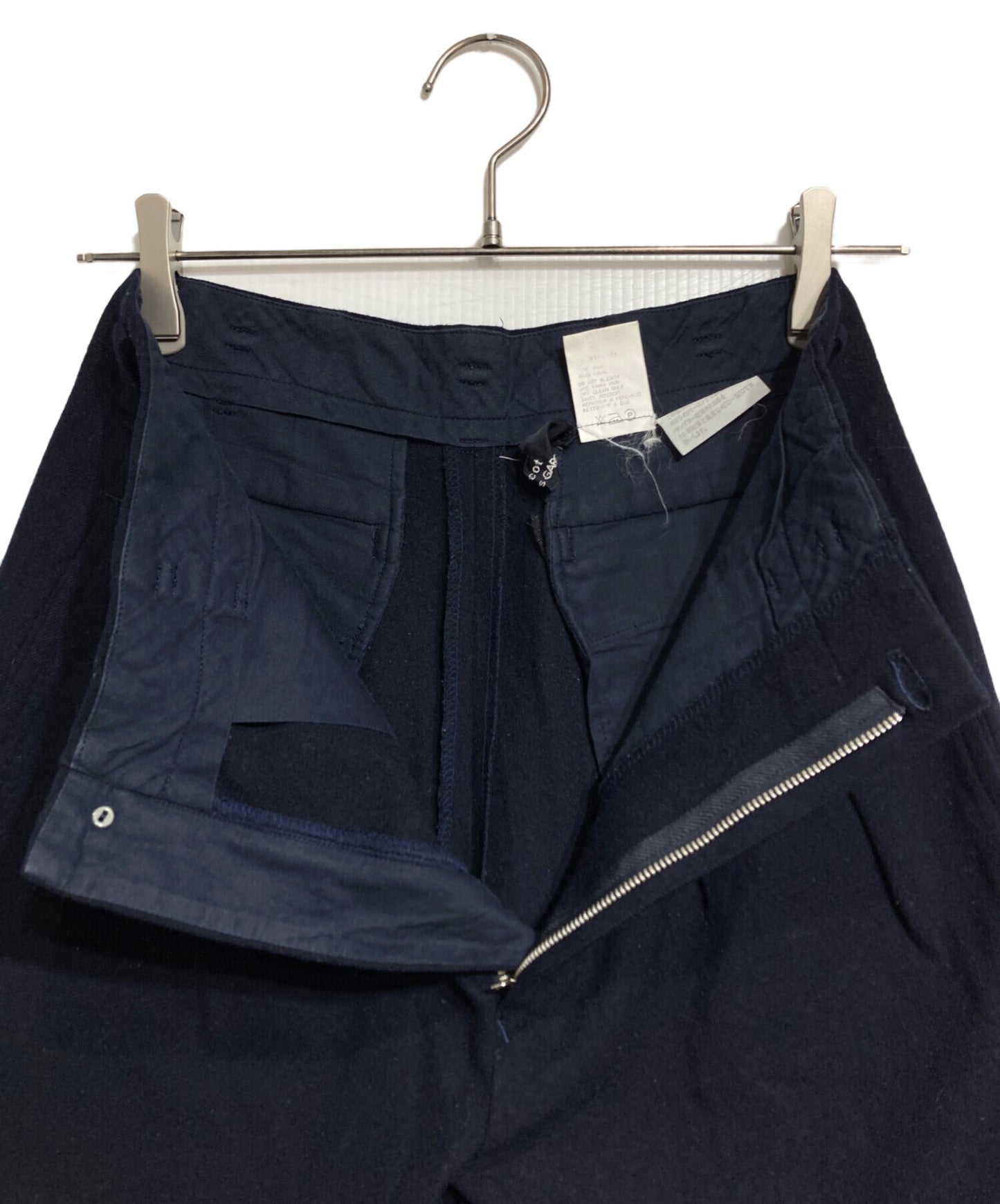 [Pre-owned] tricot COMME des GARCONS Double Pleat Wool Wide Pants TP-05027M