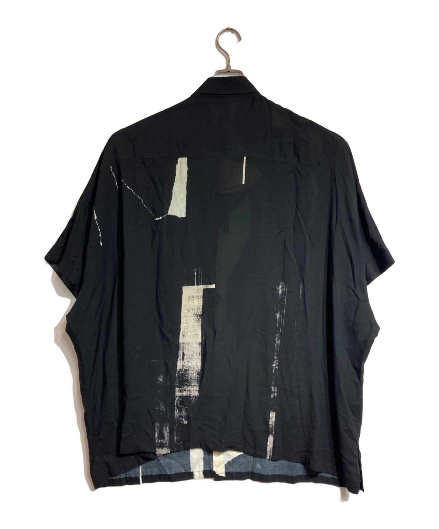 [Pre-owned] GROUND Y Front Dolman Short Sleeve Big Shirt ARTICLE GP-B11-202