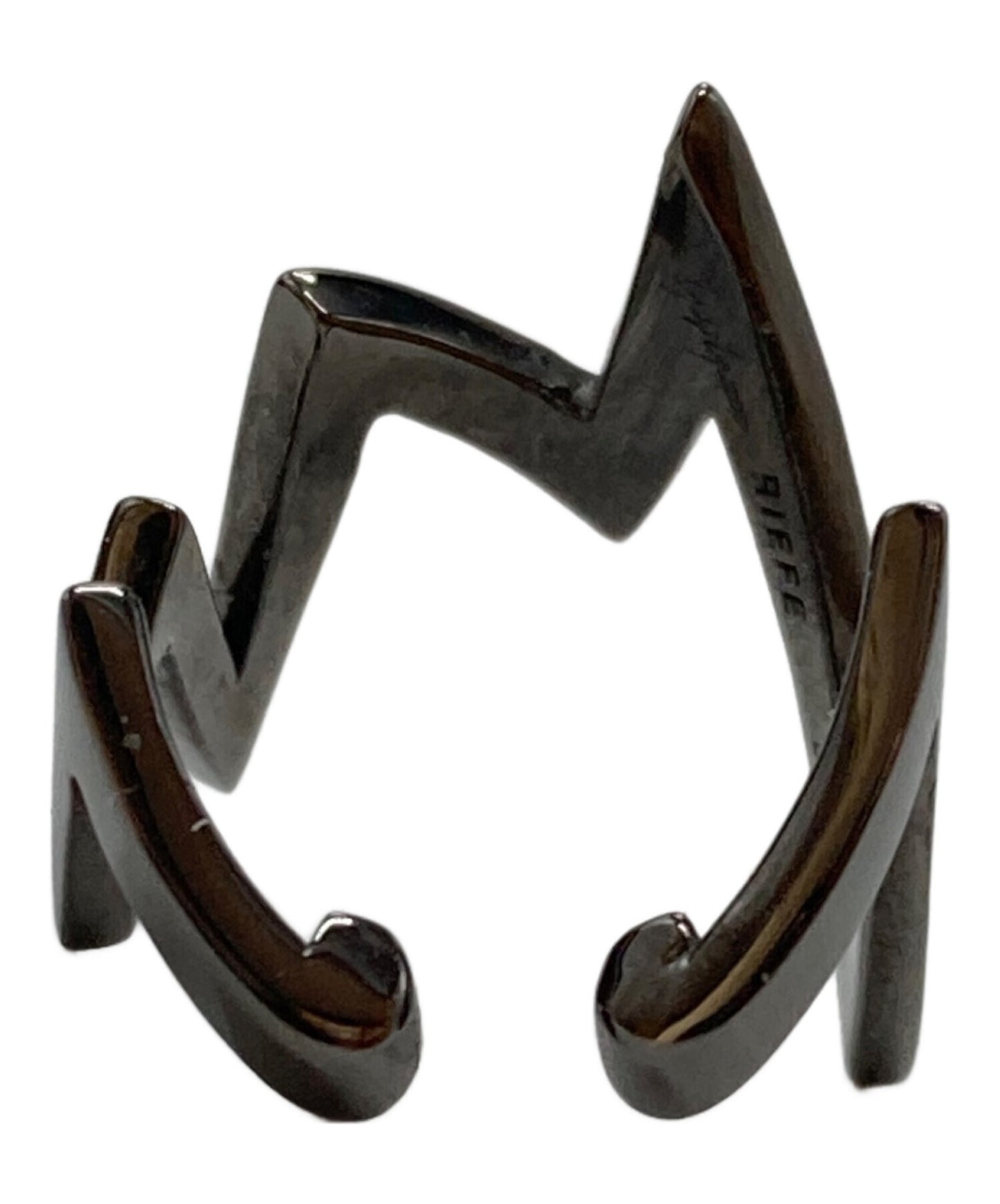 [Pre-owned] Yohji Yamamoto RIEFE Black glossy noise ear cuff