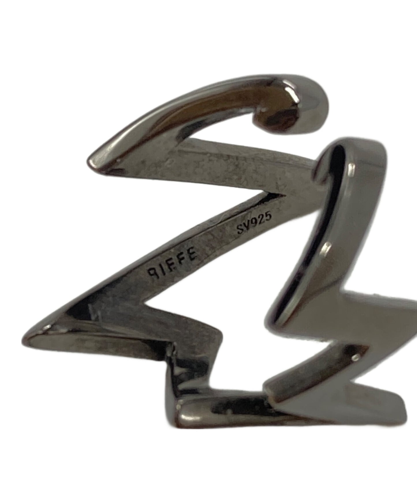 [Pre-owned] Yohji Yamamoto RIEFE Black glossy noise ear cuff