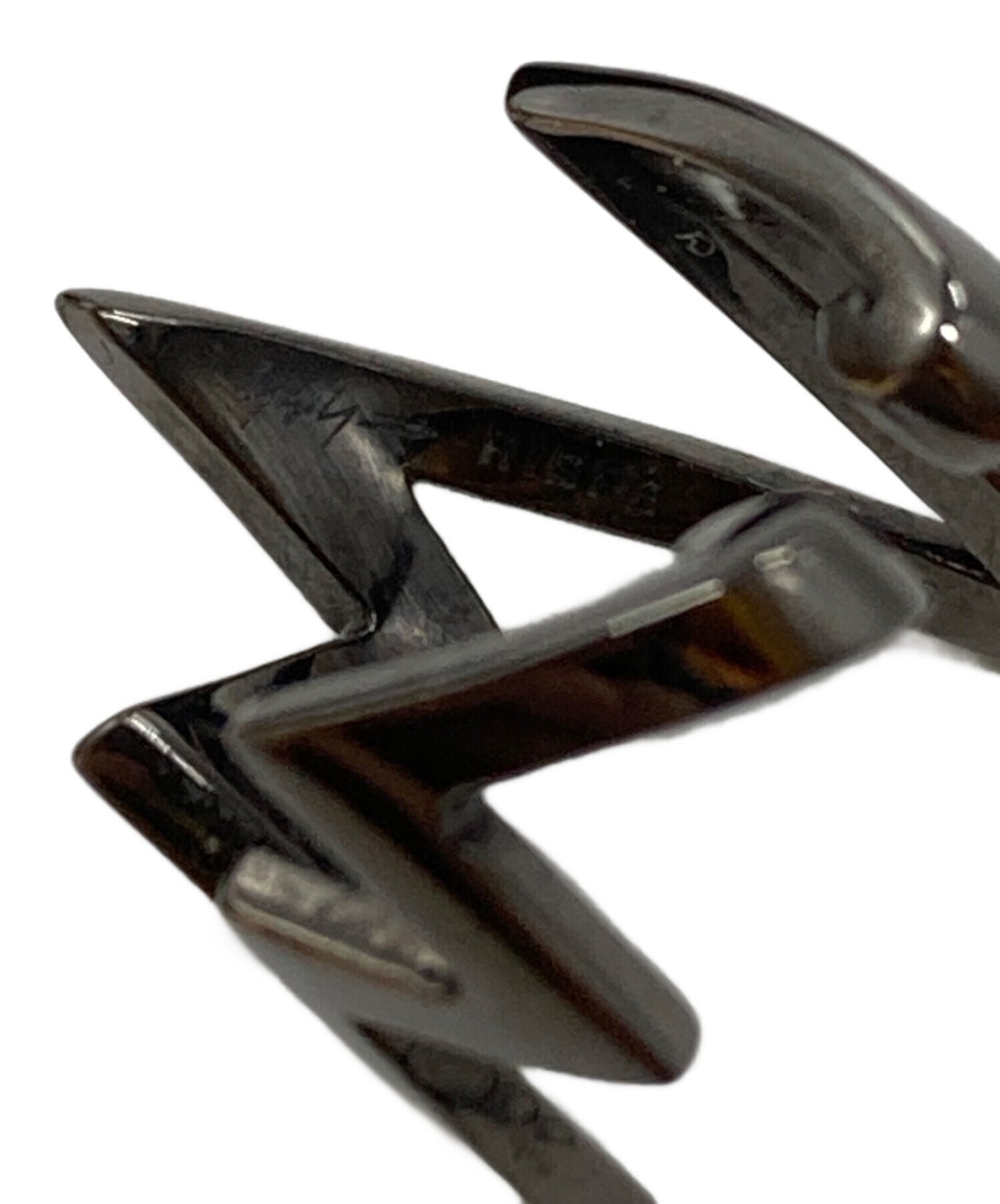 [Pre-owned] Yohji Yamamoto RIEFE Black glossy noise ear cuff