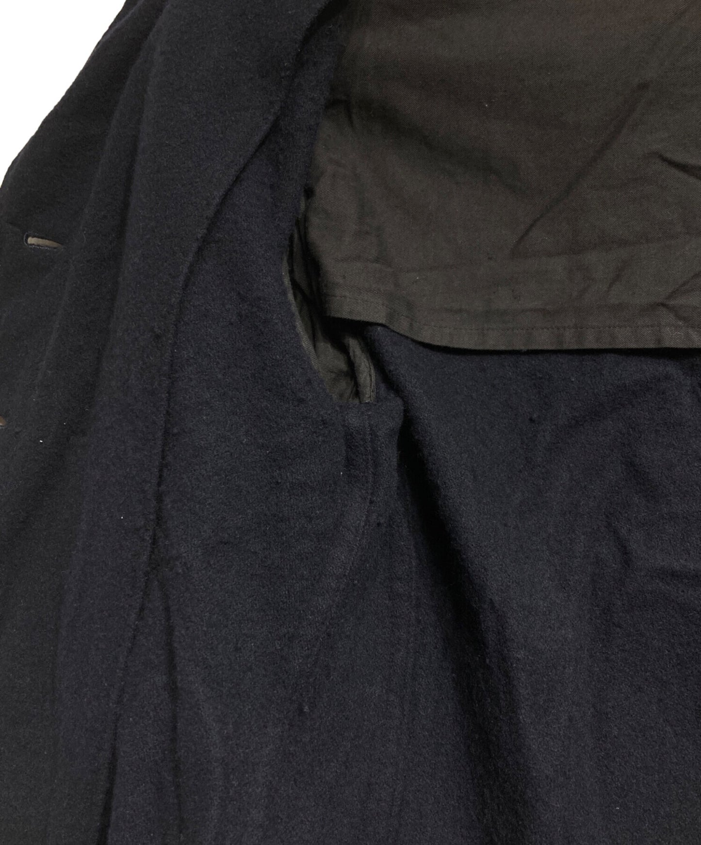 [Pre-owned] COMME des GARCONS HOMME PLUS Wool Shrinkable P Coat PB-C013