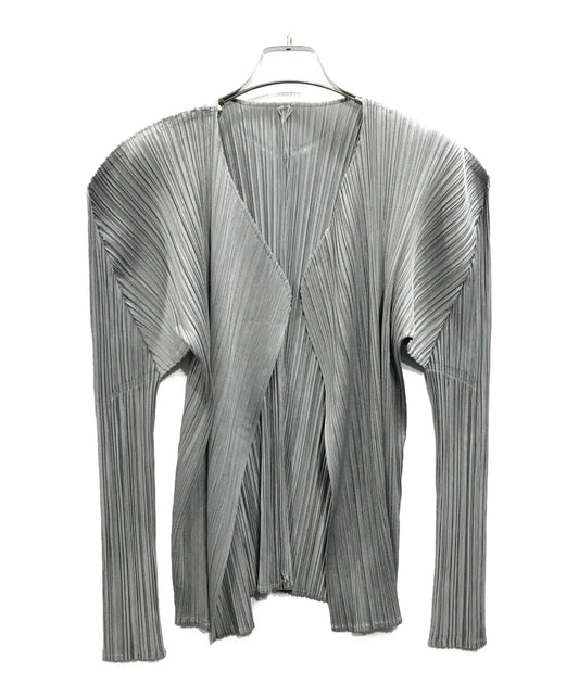 [Pre-owned] PLEATS PLEASE pleated cardigan PP55-J0101