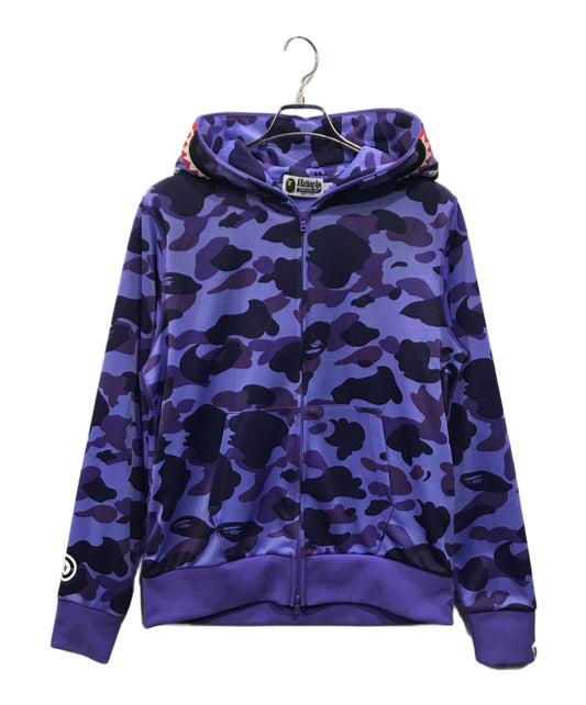 [Pre-owned] A BATHING APE Jersey shark full zip hoodie 001zp1701004m