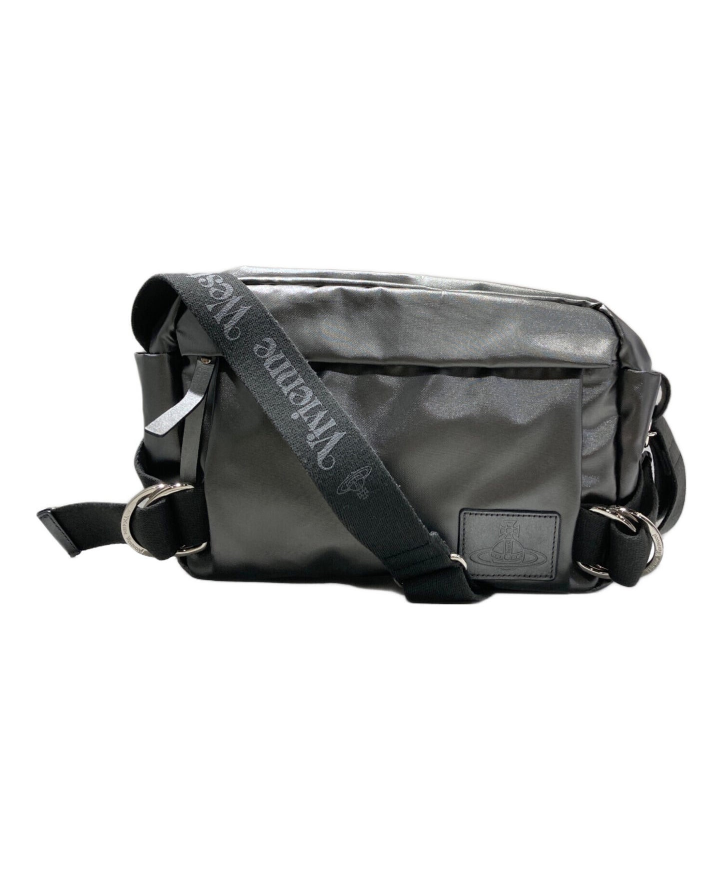 [Pre-owned] Vivienne Westwood Metallic Utility Shoulder Bag